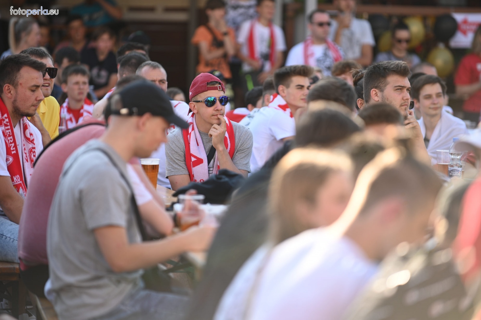 Zdjęcie w galerii na portalu naszraciborz.pl: Raciborskie strefy kibica wzorowe. O wynik nie pytajcie! [FOTO Z DRONA] wiadomości z regionu