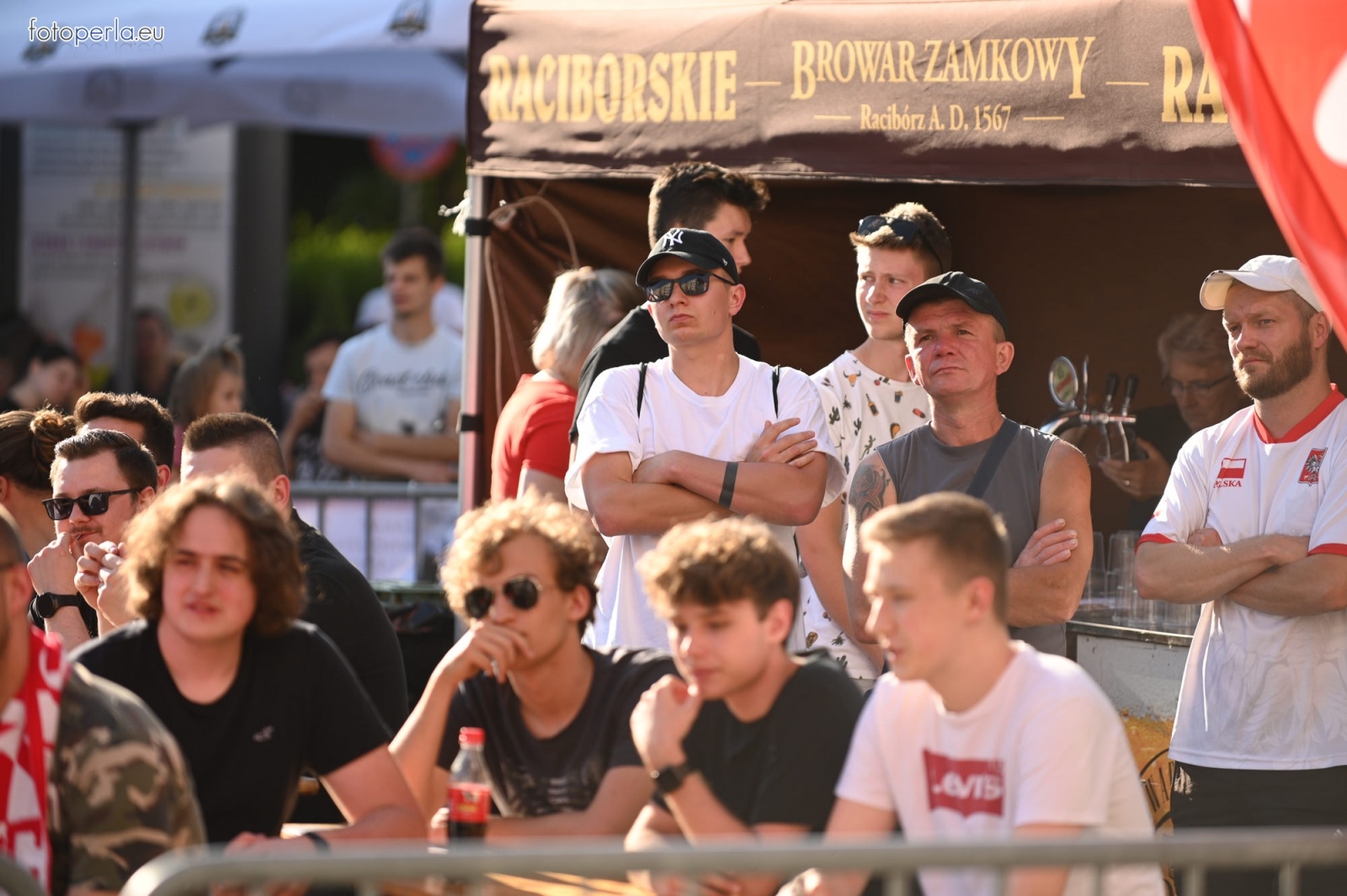 Zdjęcie w galerii na portalu naszraciborz.pl: Raciborskie strefy kibica wzorowe. O wynik nie pytajcie! [FOTO Z DRONA] wiadomości z regionu