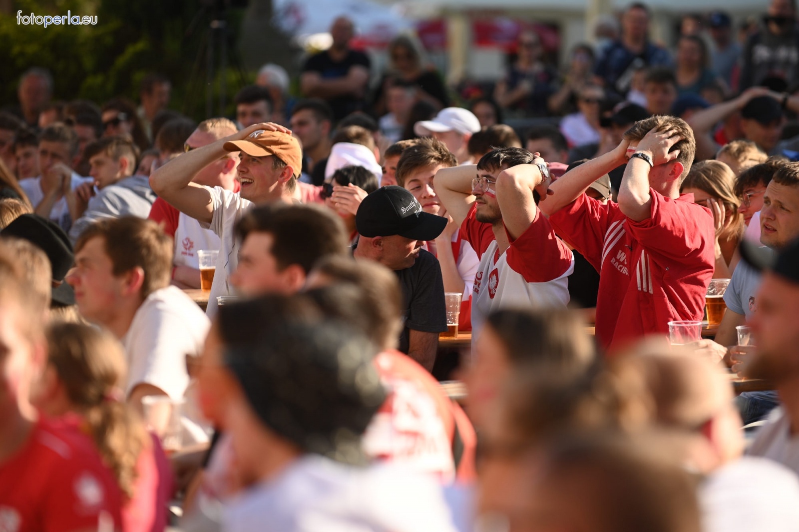 Zdjęcie w galerii na portalu naszraciborz.pl: Raciborskie strefy kibica wzorowe. O wynik nie pytajcie! [FOTO Z DRONA] wiadomości z regionu