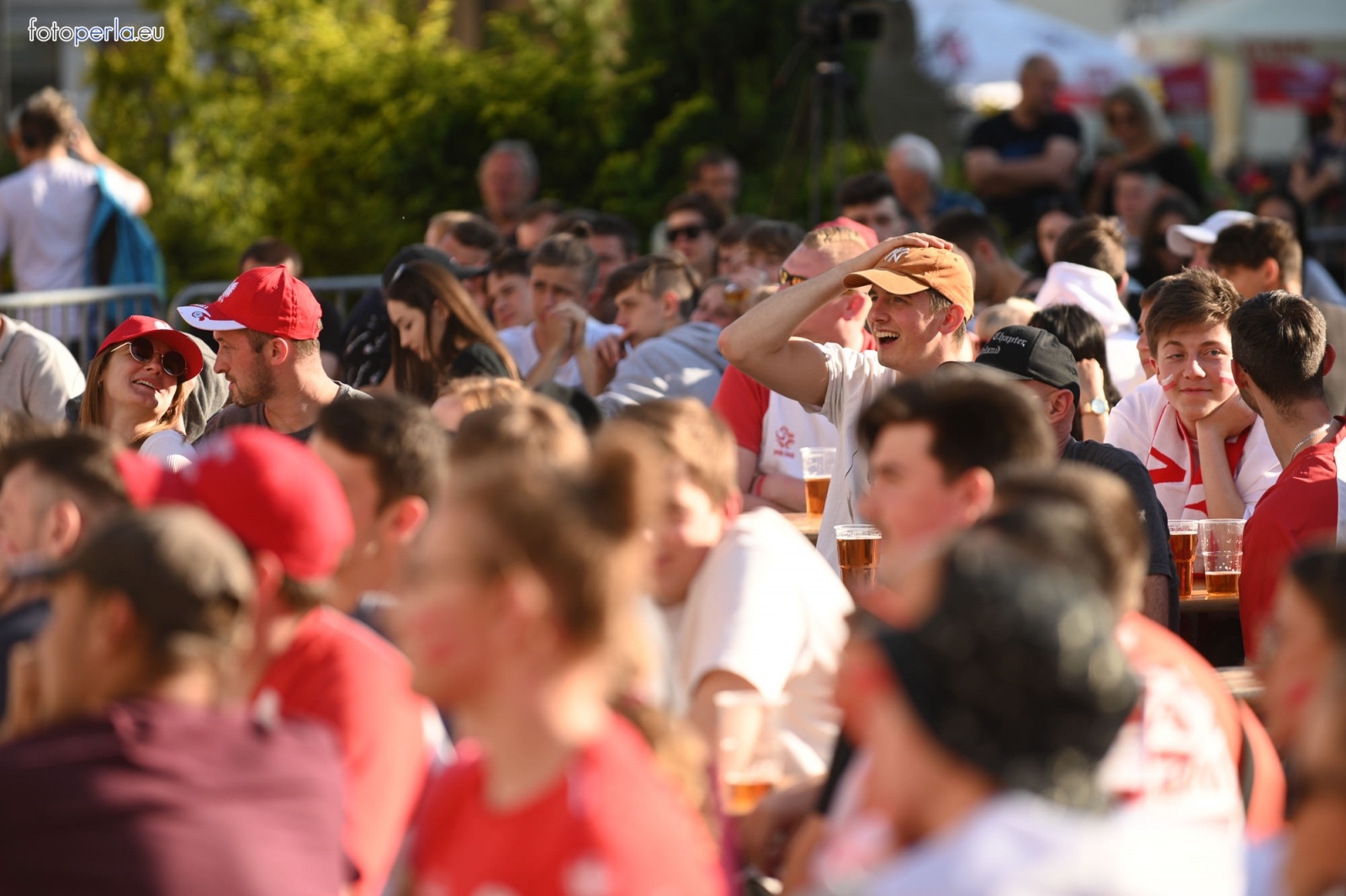 Zdjęcie w galerii na portalu naszraciborz.pl: Raciborskie strefy kibica wzorowe. O wynik nie pytajcie! [FOTO Z DRONA] wiadomości z regionu