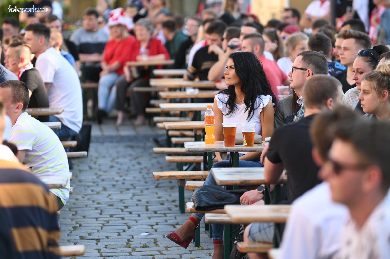 Zdjęcie w galerii na portalu naszraciborz.pl: Raciborskie strefy kibica wzorowe. O wynik nie pytajcie! [FOTO Z DRONA] wiadomości z regionu