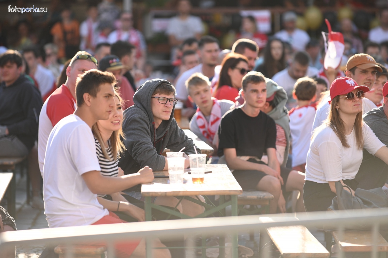 Zdjęcie w galerii na portalu naszraciborz.pl: Raciborskie strefy kibica wzorowe. O wynik nie pytajcie! [FOTO Z DRONA] wiadomości z regionu