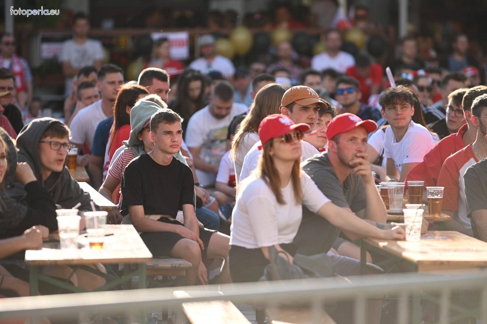 Zdjęcie w galerii na portalu naszraciborz.pl: Raciborskie strefy kibica wzorowe. O wynik nie pytajcie! [FOTO Z DRONA] wiadomości z regionu