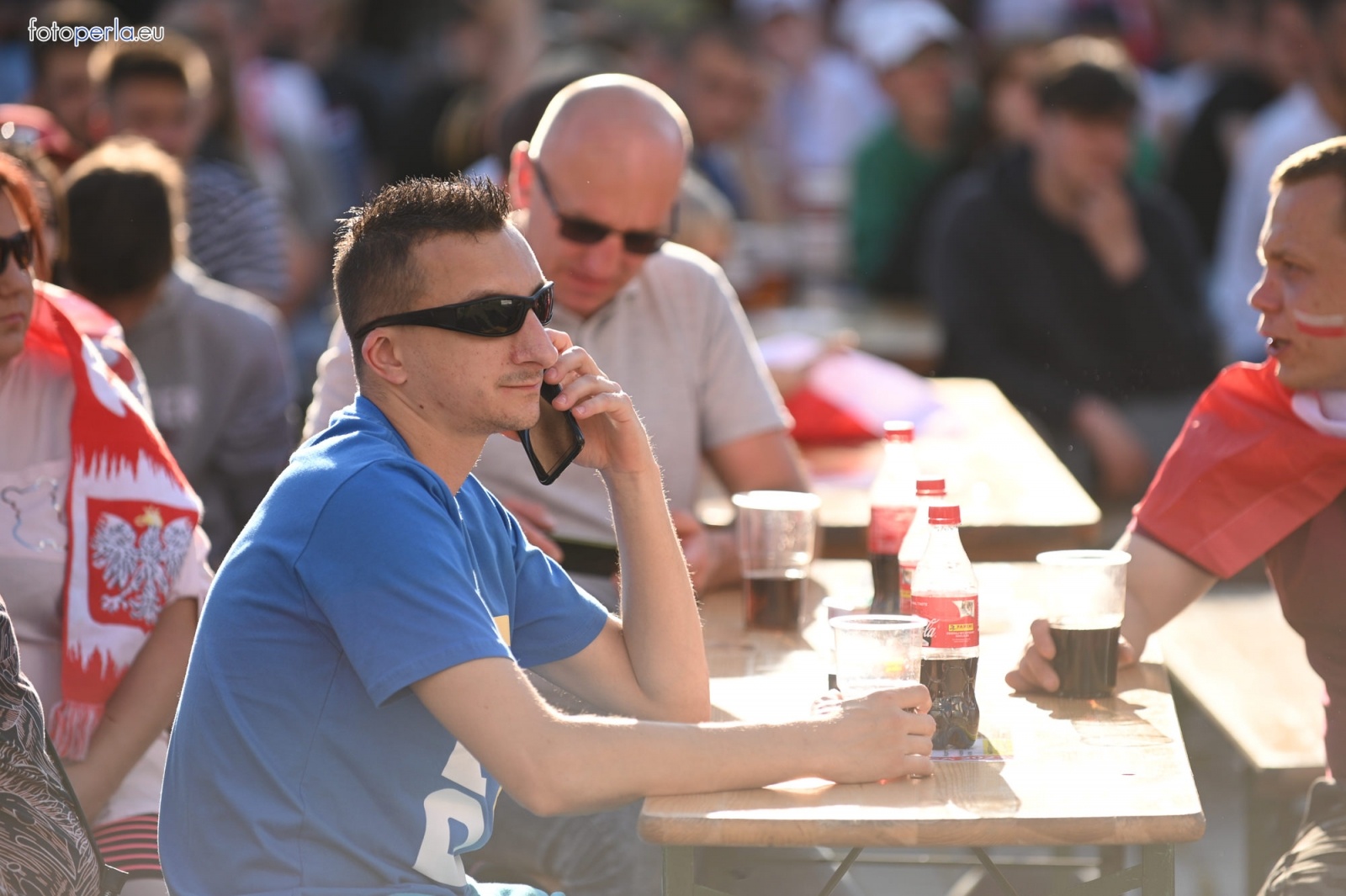 Zdjęcie w galerii na portalu naszraciborz.pl: Raciborskie strefy kibica wzorowe. O wynik nie pytajcie! [FOTO Z DRONA] wiadomości z regionu