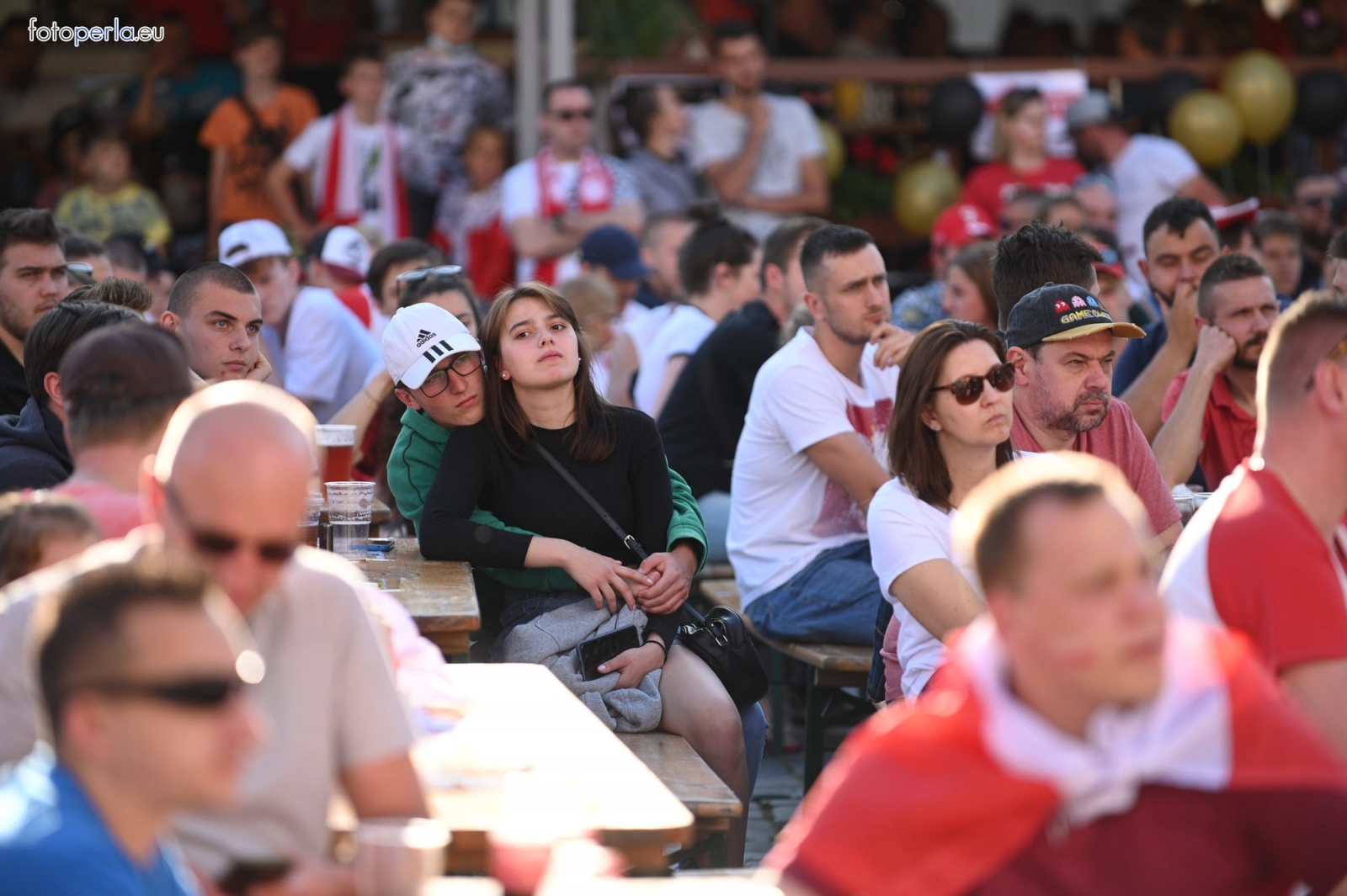 Zdjęcie w galerii na portalu naszraciborz.pl: Raciborskie strefy kibica wzorowe. O wynik nie pytajcie! [FOTO Z DRONA] wiadomości z regionu