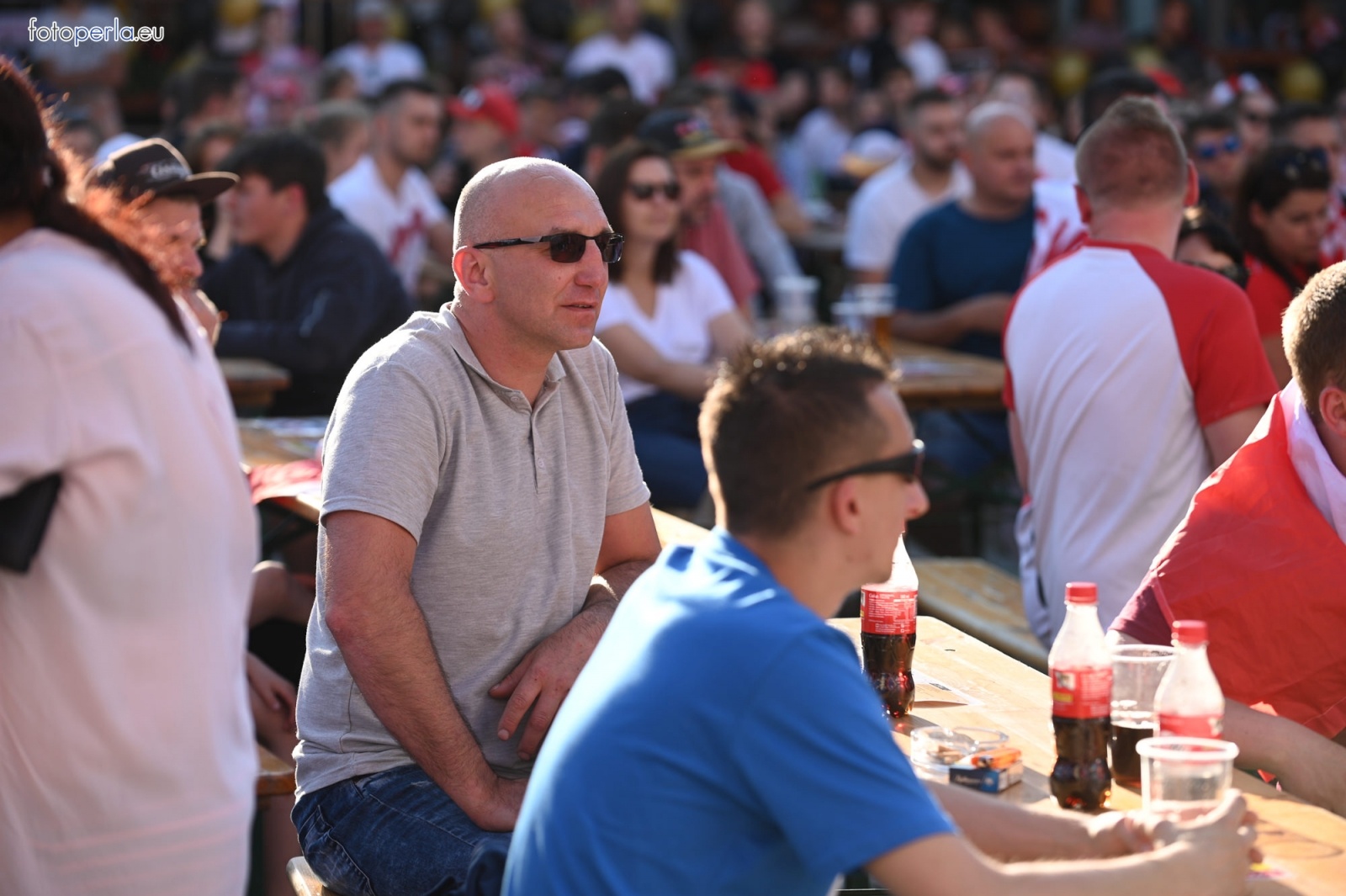 Zdjęcie w galerii na portalu naszraciborz.pl: Raciborskie strefy kibica wzorowe. O wynik nie pytajcie! [FOTO Z DRONA] wiadomości z regionu