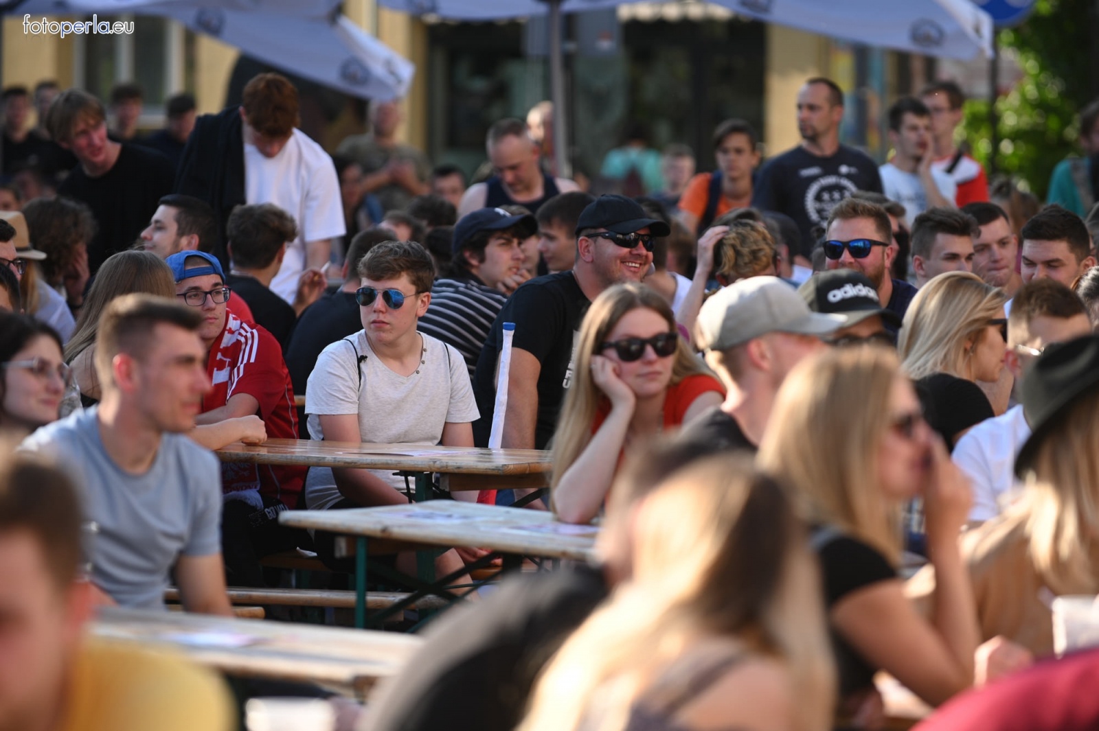 Zdjęcie w galerii na portalu naszraciborz.pl: Raciborskie strefy kibica wzorowe. O wynik nie pytajcie! [FOTO Z DRONA] wiadomości z regionu
