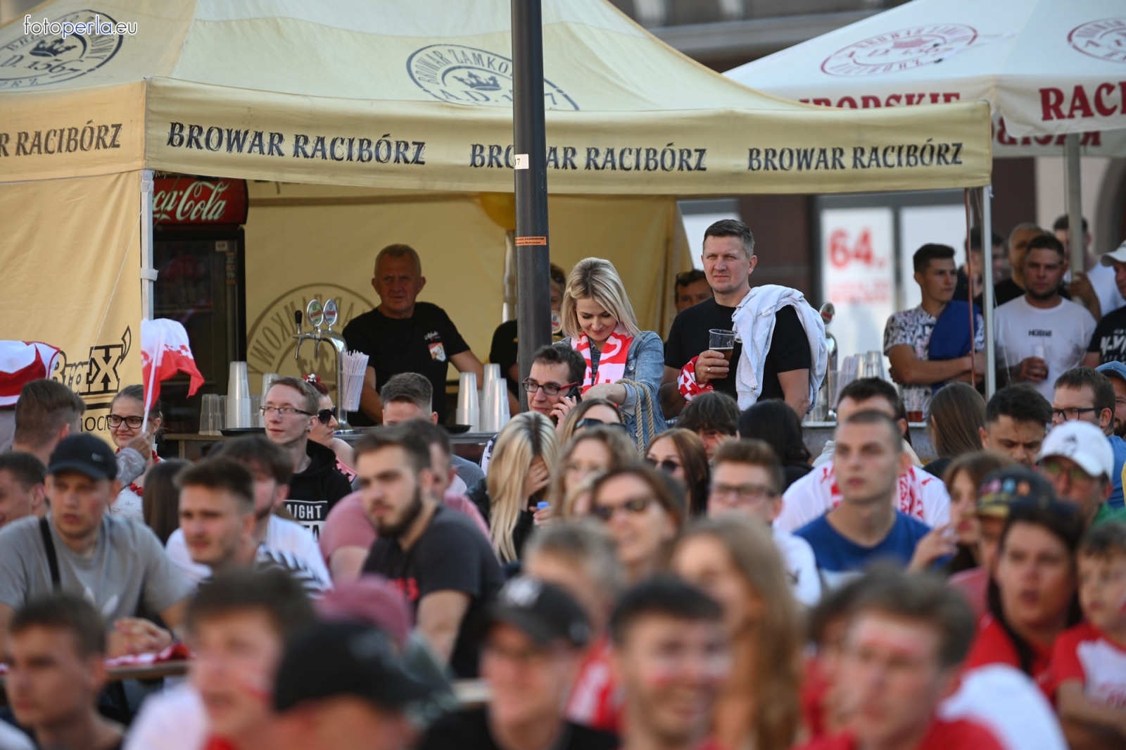 Zdjęcie w galerii na portalu naszraciborz.pl: Raciborskie strefy kibica wzorowe. O wynik nie pytajcie! [FOTO Z DRONA] wiadomości z regionu