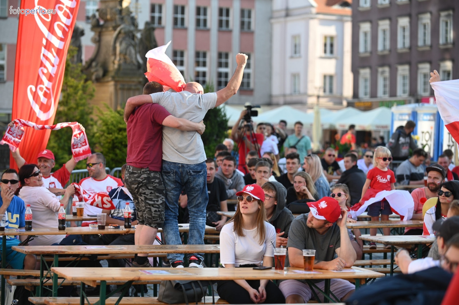 Zdjęcie w galerii na portalu naszraciborz.pl: Raciborskie strefy kibica wzorowe. O wynik nie pytajcie! [FOTO Z DRONA] wiadomości z regionu