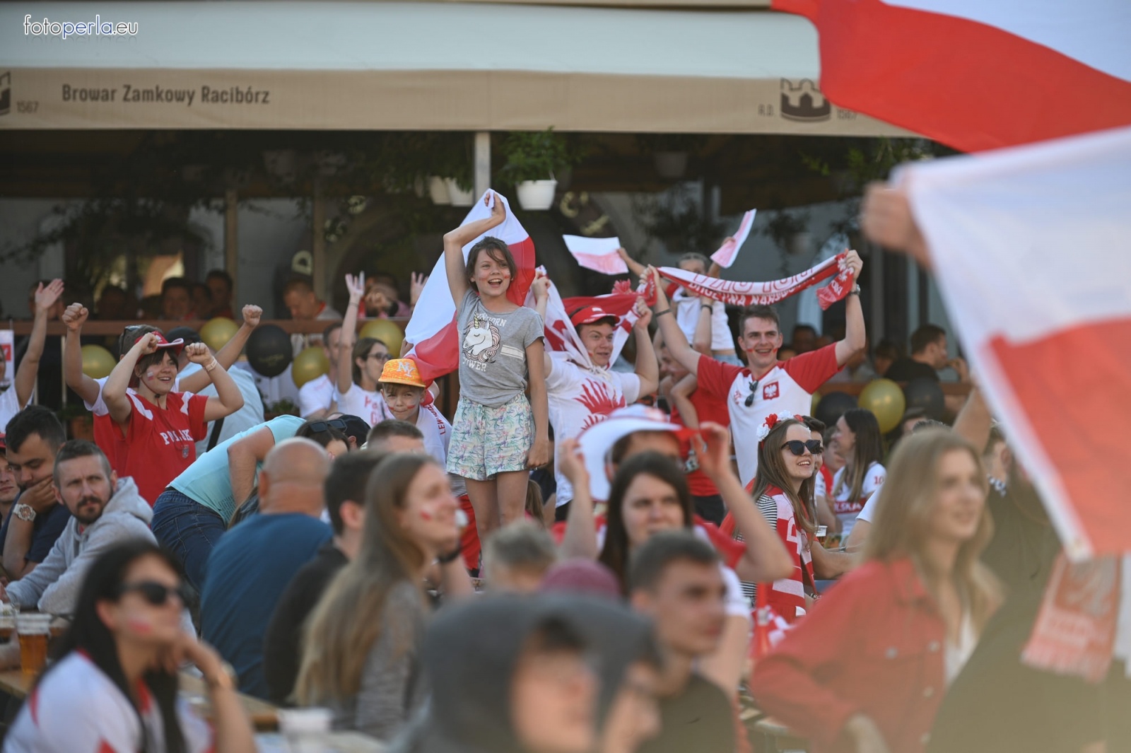 Zdjęcie w galerii na portalu naszraciborz.pl: Raciborskie strefy kibica wzorowe. O wynik nie pytajcie! [FOTO Z DRONA] wiadomości z regionu