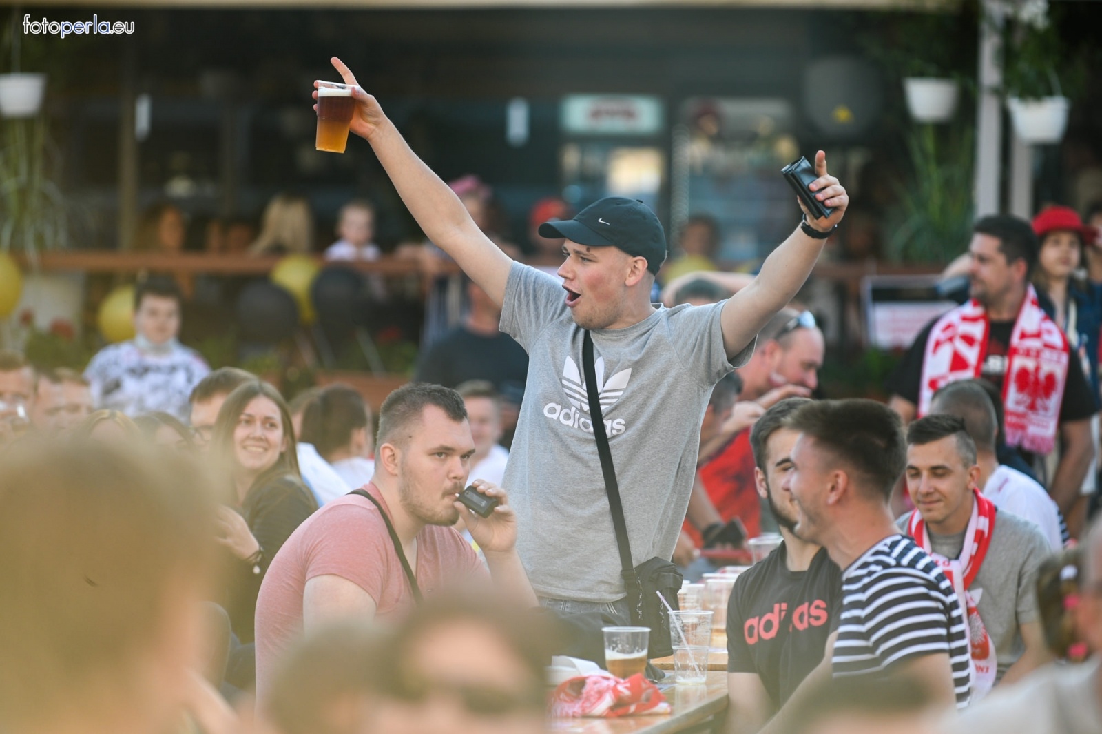 Zdjęcie w galerii na portalu naszraciborz.pl: Raciborskie strefy kibica wzorowe. O wynik nie pytajcie! [FOTO Z DRONA] wiadomości z regionu