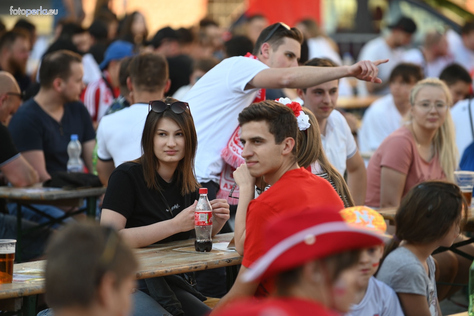Zdjęcie w galerii na portalu naszraciborz.pl: Raciborskie strefy kibica wzorowe. O wynik nie pytajcie! [FOTO Z DRONA] wiadomości z regionu