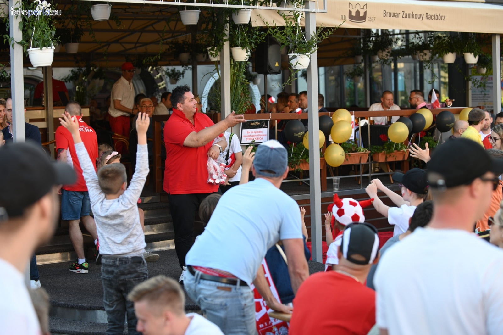 Zdjęcie w galerii na portalu naszraciborz.pl: Raciborskie strefy kibica wzorowe. O wynik nie pytajcie! [FOTO Z DRONA] wiadomości z regionu
