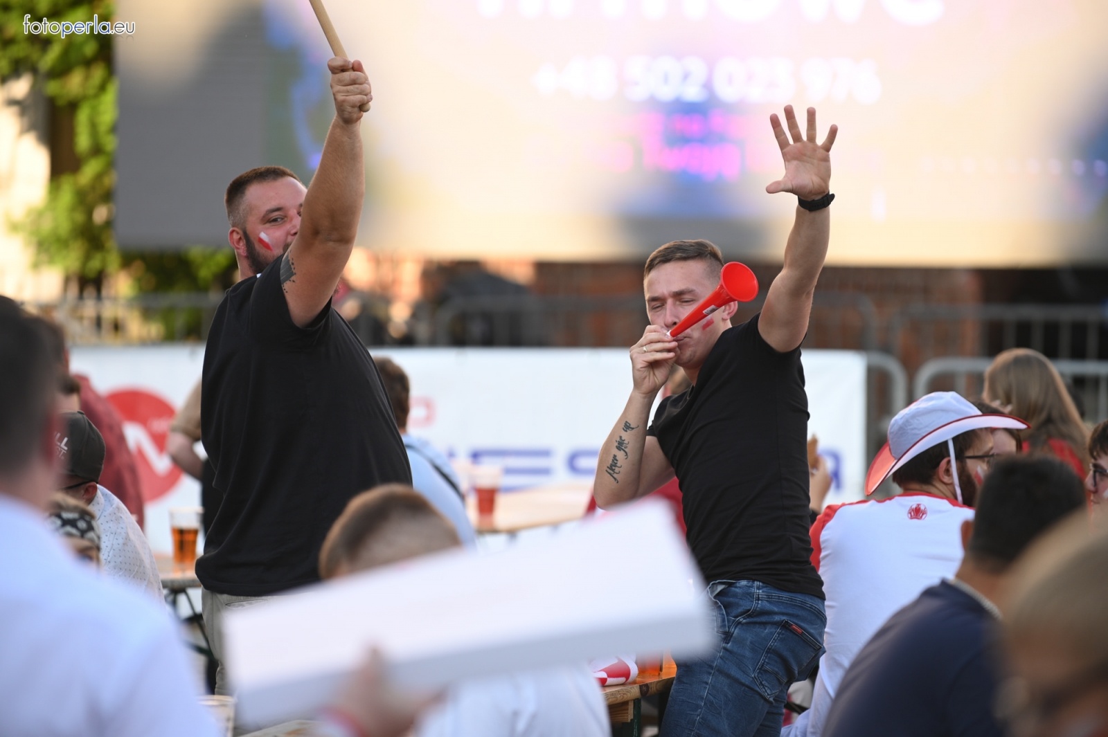 Zdjęcie w galerii na portalu naszraciborz.pl: Raciborskie strefy kibica wzorowe. O wynik nie pytajcie! [FOTO Z DRONA] wiadomości z regionu