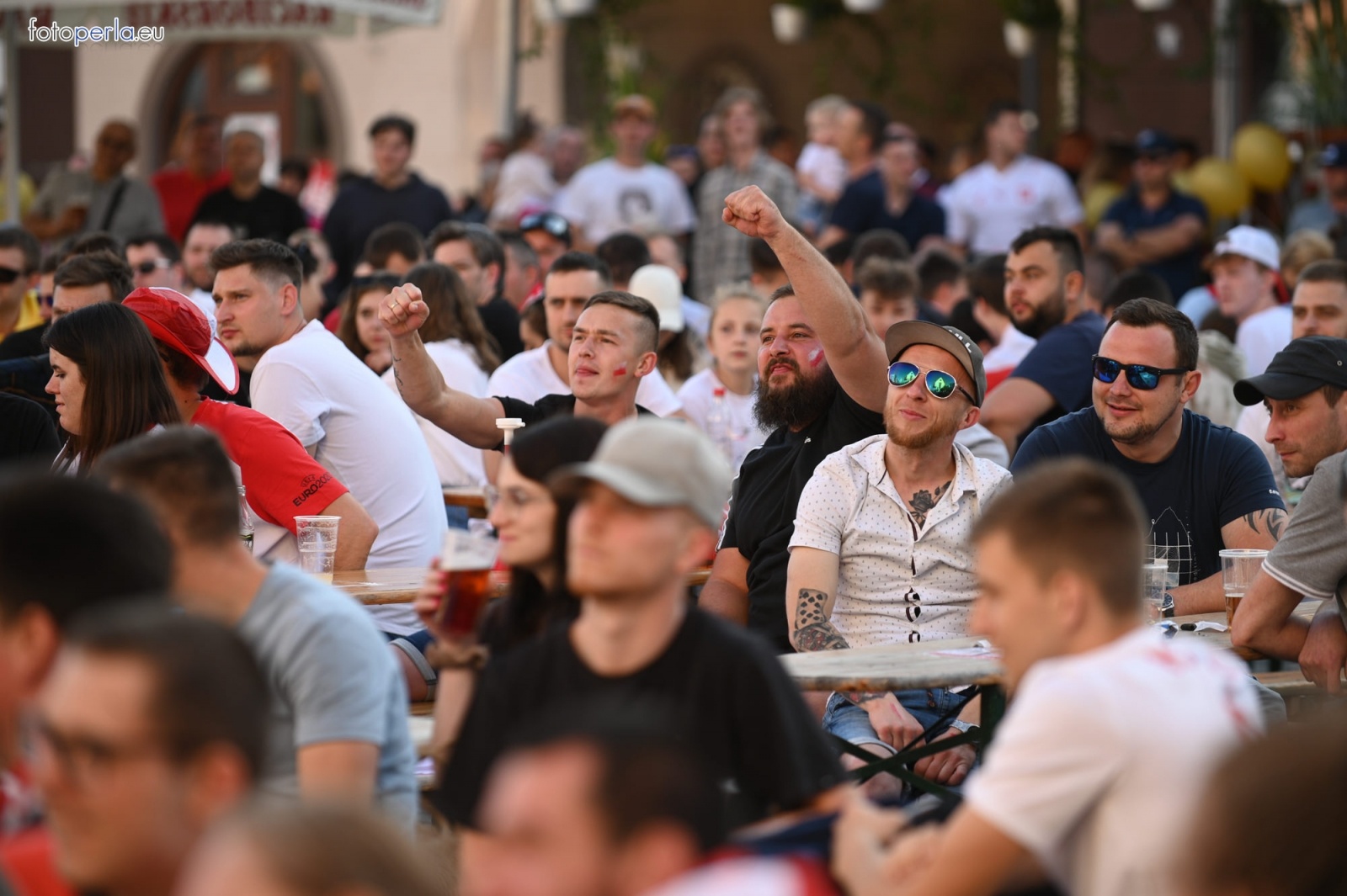 Zdjęcie w galerii na portalu naszraciborz.pl: Raciborskie strefy kibica wzorowe. O wynik nie pytajcie! [FOTO Z DRONA] wiadomości z regionu