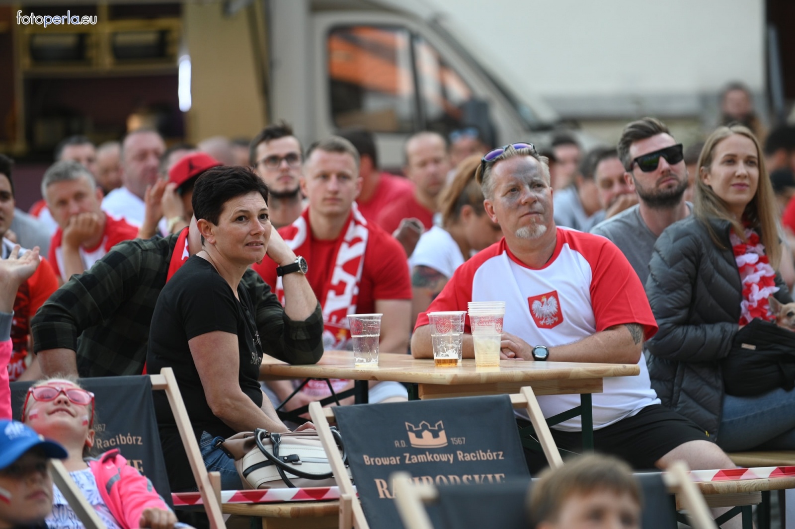 Zdjęcie w galerii na portalu naszraciborz.pl: Raciborskie strefy kibica wzorowe. O wynik nie pytajcie! [FOTO Z DRONA] wiadomości z regionu