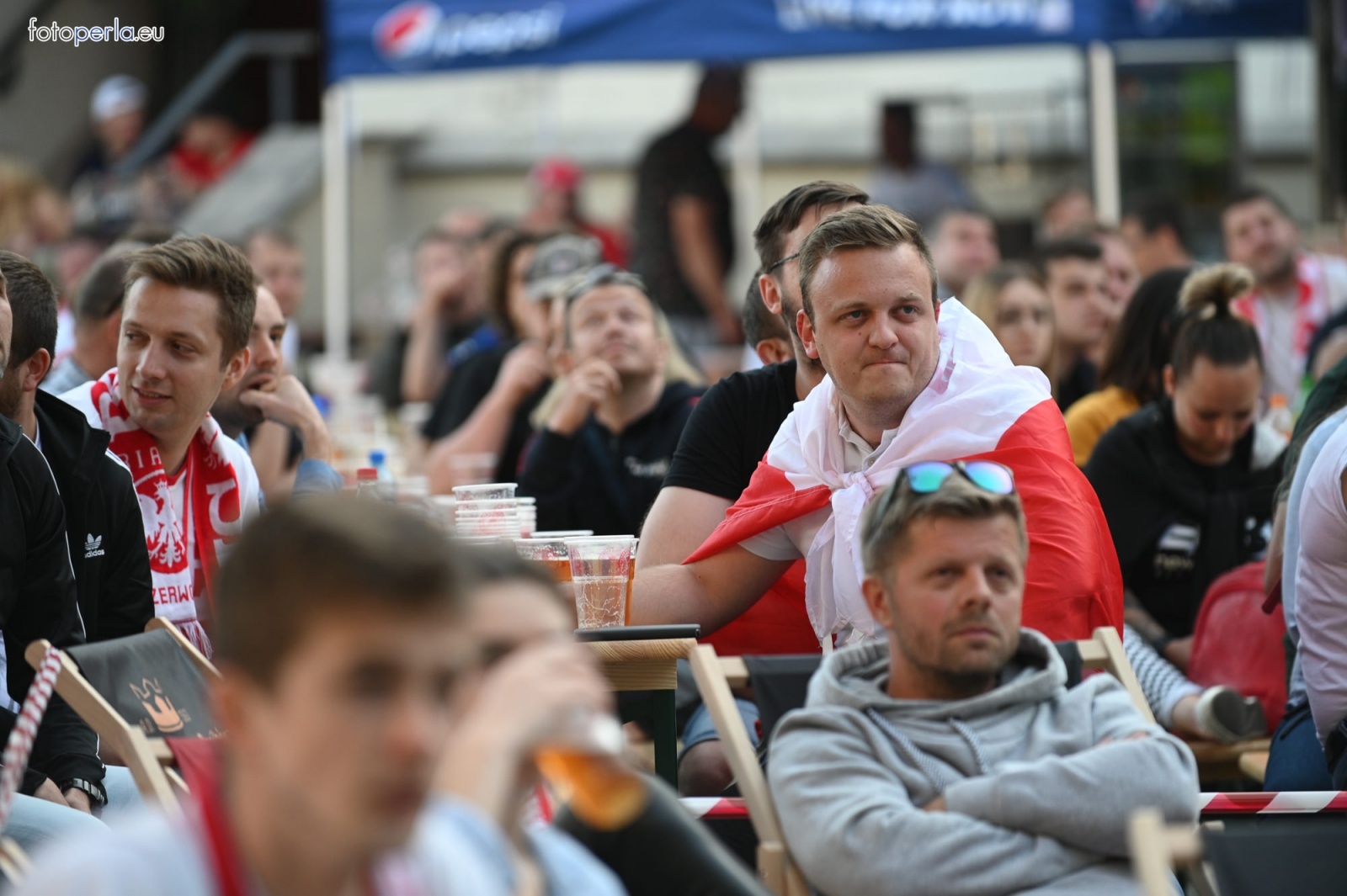 Zdjęcie w galerii na portalu naszraciborz.pl: Raciborskie strefy kibica wzorowe. O wynik nie pytajcie! [FOTO Z DRONA] wiadomości z regionu