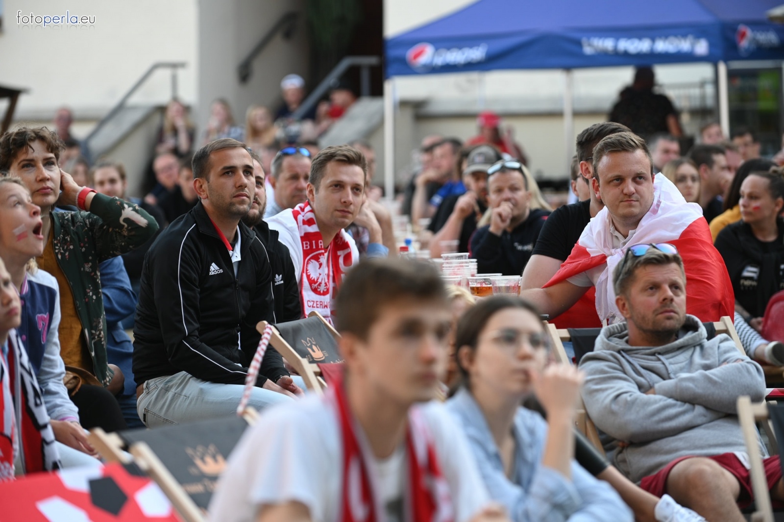 Zdjęcie w galerii na portalu naszraciborz.pl: Raciborskie strefy kibica wzorowe. O wynik nie pytajcie! [FOTO Z DRONA] wiadomości z regionu