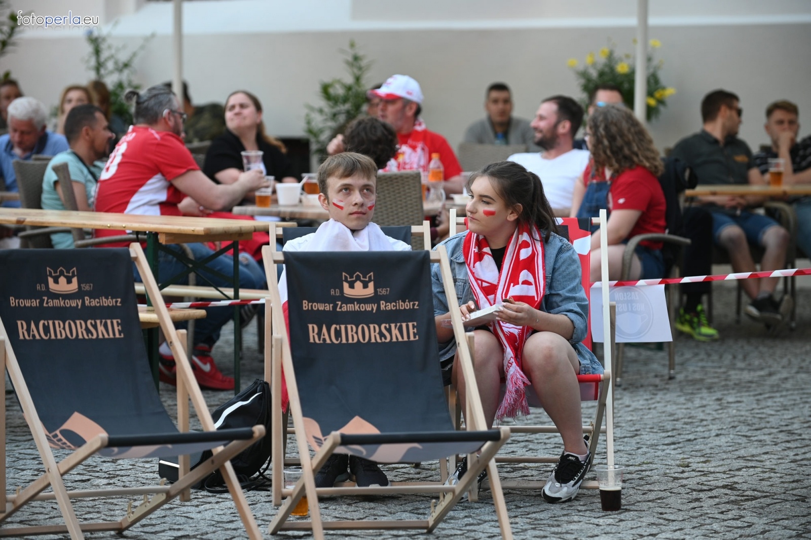 Zdjęcie w galerii na portalu naszraciborz.pl: Raciborskie strefy kibica wzorowe. O wynik nie pytajcie! [FOTO Z DRONA] wiadomości z regionu