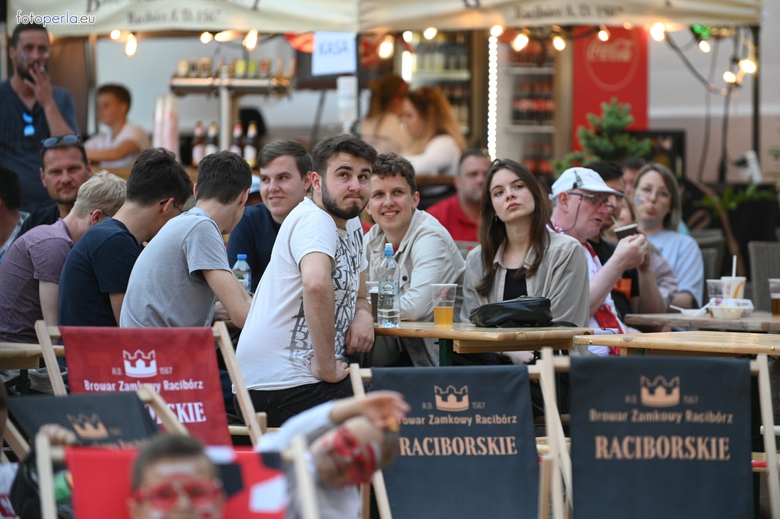 Zdjęcie w galerii na portalu naszraciborz.pl: Raciborskie strefy kibica wzorowe. O wynik nie pytajcie! [FOTO Z DRONA] wiadomości z regionu