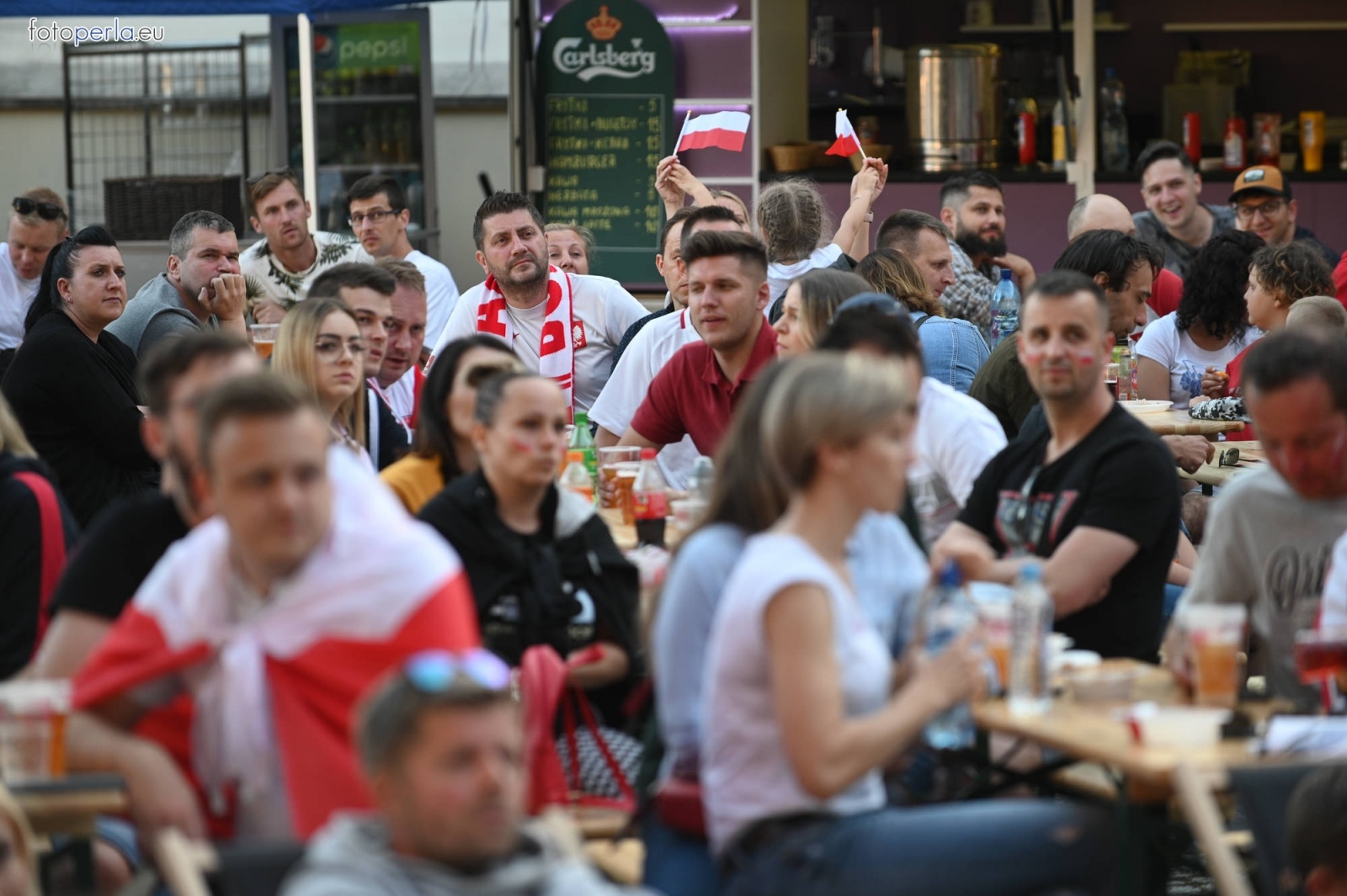 Zdjęcie w galerii na portalu naszraciborz.pl: Raciborskie strefy kibica wzorowe. O wynik nie pytajcie! [FOTO Z DRONA] wiadomości z regionu