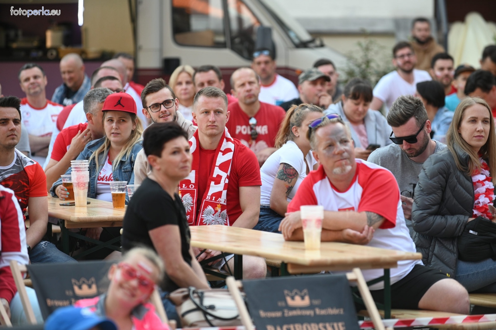 Zdjęcie w galerii na portalu naszraciborz.pl: Raciborskie strefy kibica wzorowe. O wynik nie pytajcie! [FOTO Z DRONA] wiadomości z regionu