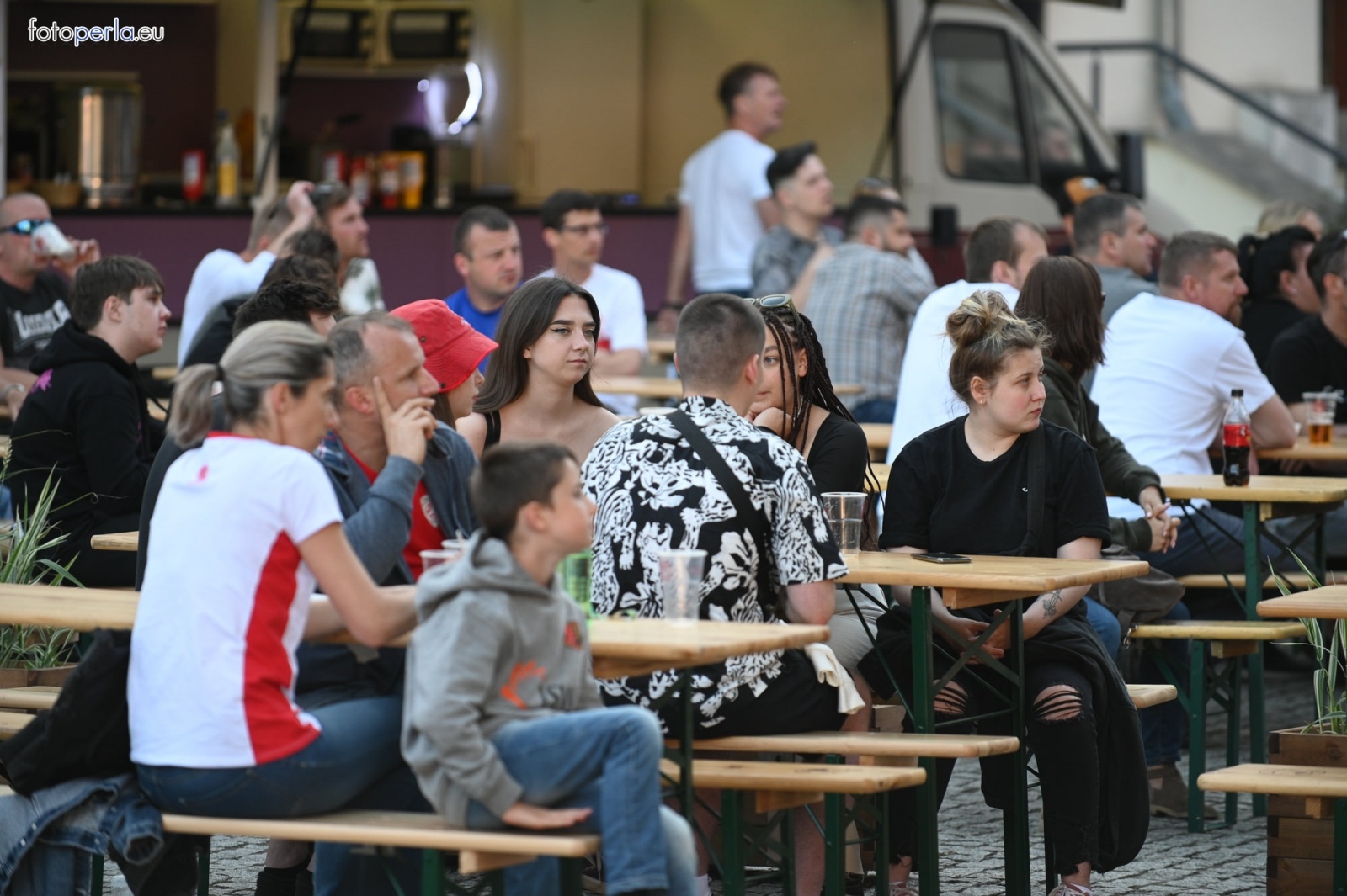 Zdjęcie w galerii na portalu naszraciborz.pl: Raciborskie strefy kibica wzorowe. O wynik nie pytajcie! [FOTO Z DRONA] wiadomości z regionu