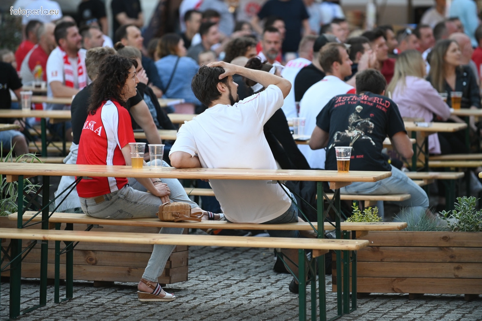 Zdjęcie w galerii na portalu naszraciborz.pl: Raciborskie strefy kibica wzorowe. O wynik nie pytajcie! [FOTO Z DRONA] wiadomości z regionu