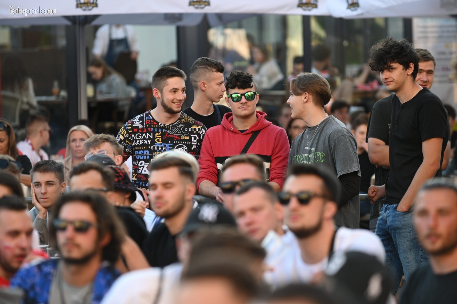 Zdjęcie w galerii na portalu naszraciborz.pl: Raciborskie strefy kibica wzorowe. O wynik nie pytajcie! [FOTO Z DRONA] wiadomości z regionu