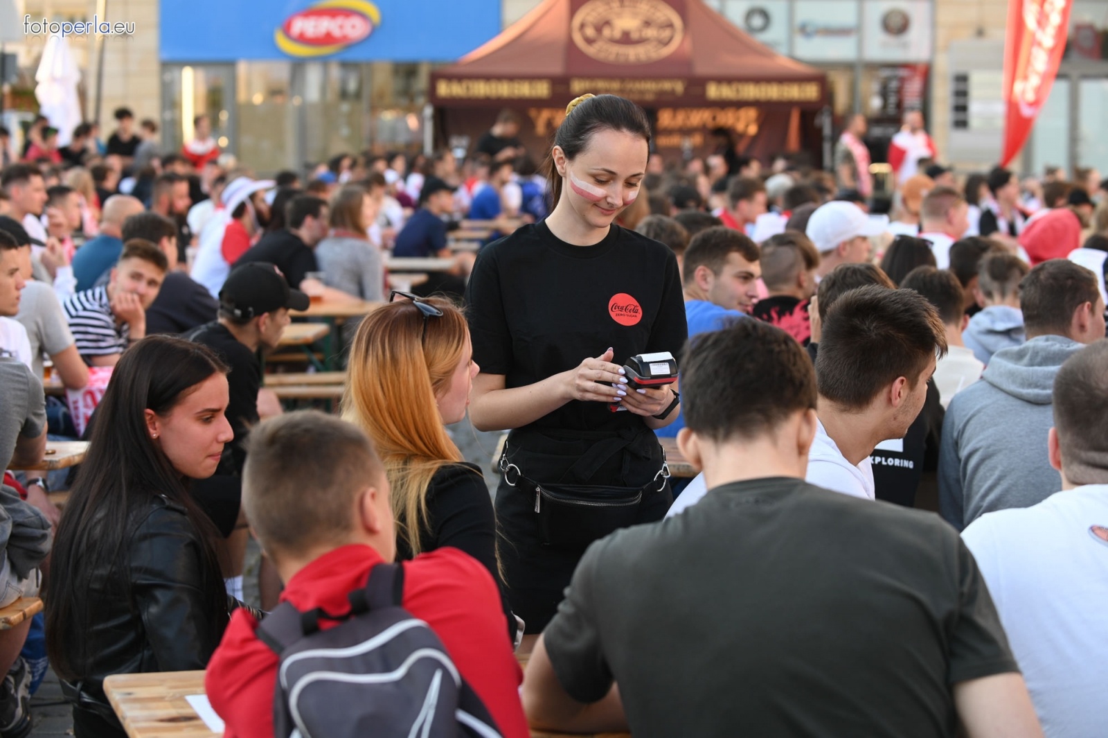Zdjęcie w galerii na portalu naszraciborz.pl: Raciborskie strefy kibica wzorowe. O wynik nie pytajcie! [FOTO Z DRONA] wiadomości z regionu
