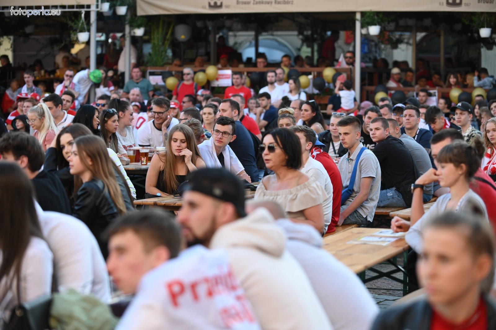 Zdjęcie w galerii na portalu naszraciborz.pl: Raciborskie strefy kibica wzorowe. O wynik nie pytajcie! [FOTO Z DRONA] wiadomości z regionu