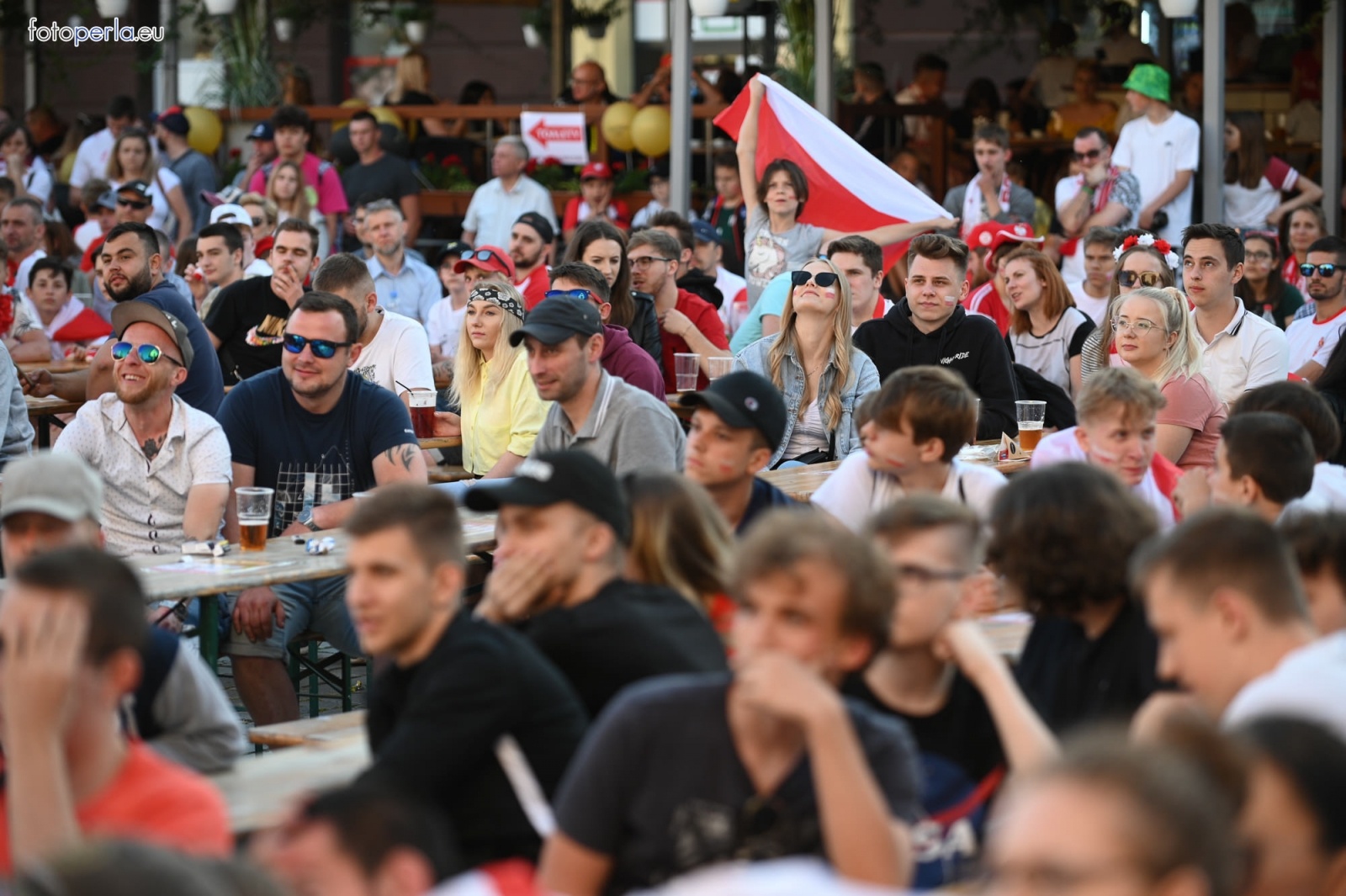 Zdjęcie w galerii na portalu naszraciborz.pl: Raciborskie strefy kibica wzorowe. O wynik nie pytajcie! [FOTO Z DRONA] wiadomości z regionu