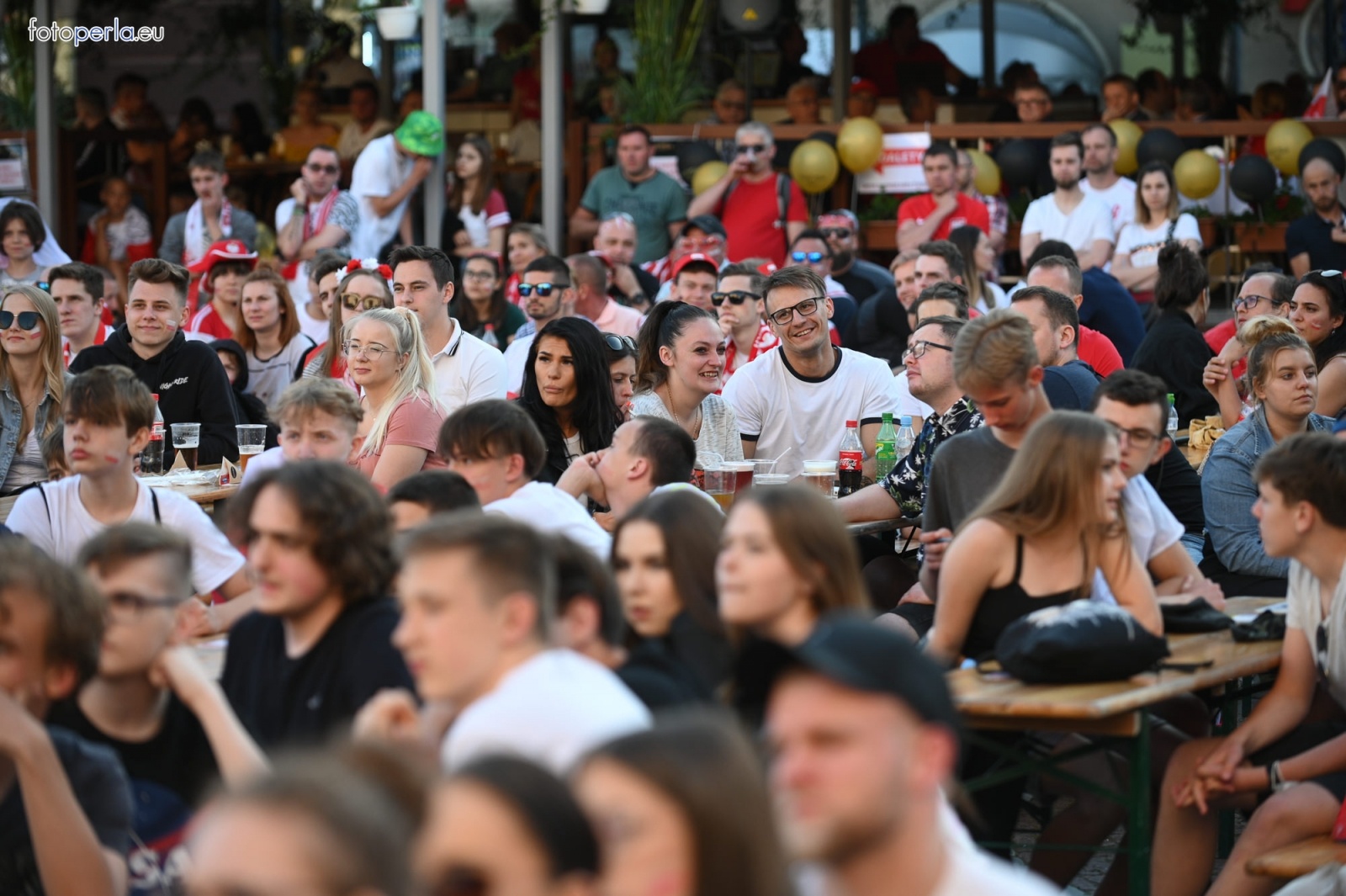 Zdjęcie w galerii na portalu naszraciborz.pl: Raciborskie strefy kibica wzorowe. O wynik nie pytajcie! [FOTO Z DRONA] wiadomości z regionu