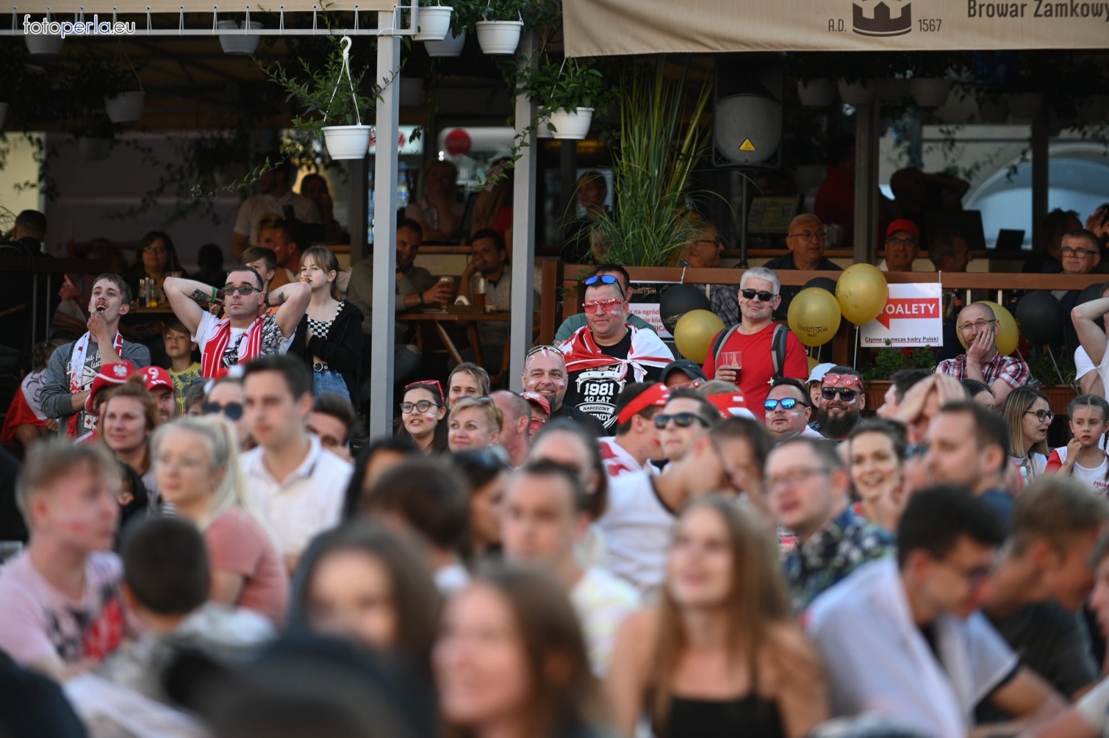 Zdjęcie w galerii na portalu naszraciborz.pl: Raciborskie strefy kibica wzorowe. O wynik nie pytajcie! [FOTO Z DRONA] wiadomości z regionu