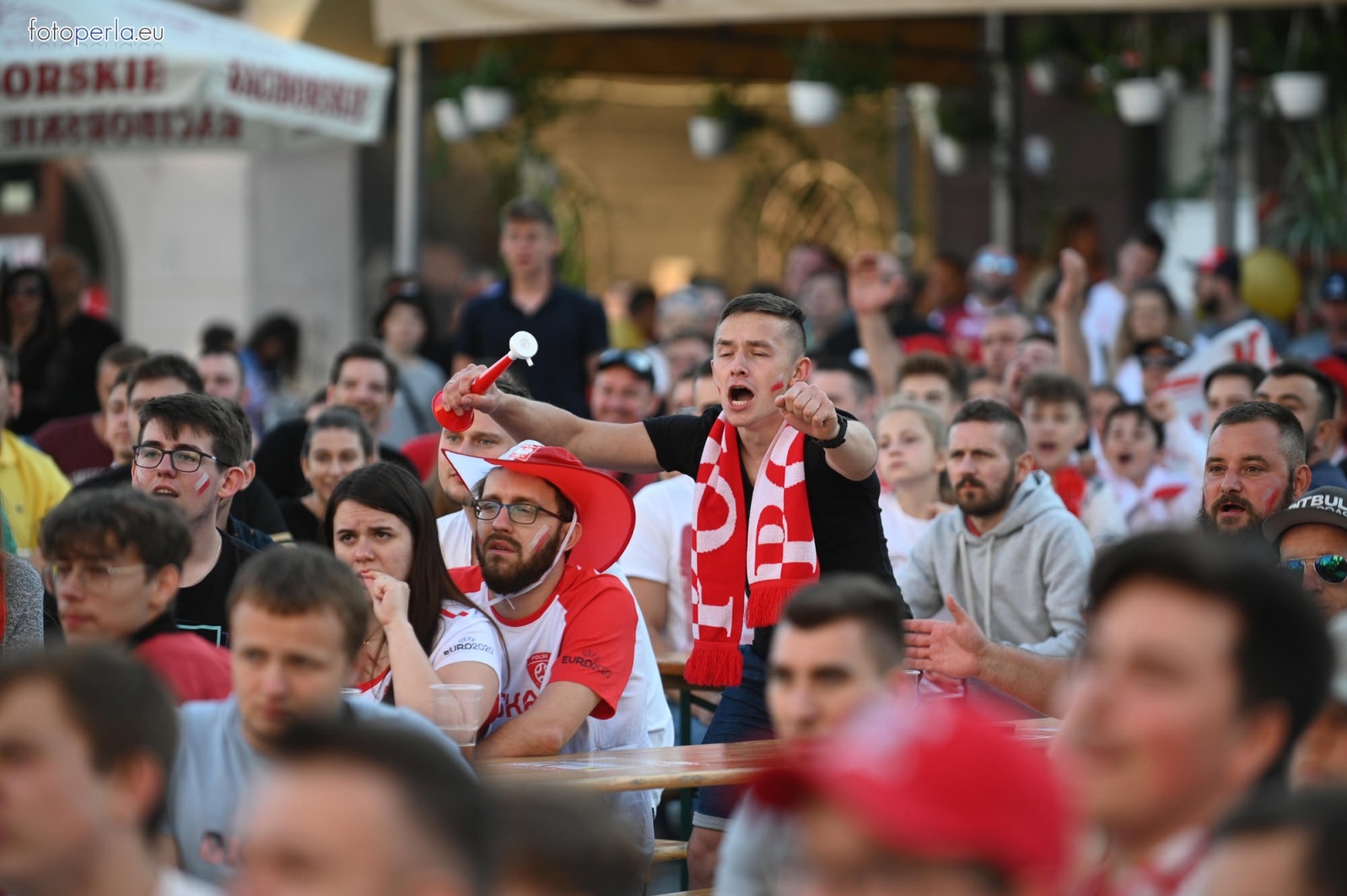Zdjęcie w galerii na portalu naszraciborz.pl: Raciborskie strefy kibica wzorowe. O wynik nie pytajcie! [FOTO Z DRONA] wiadomości z regionu