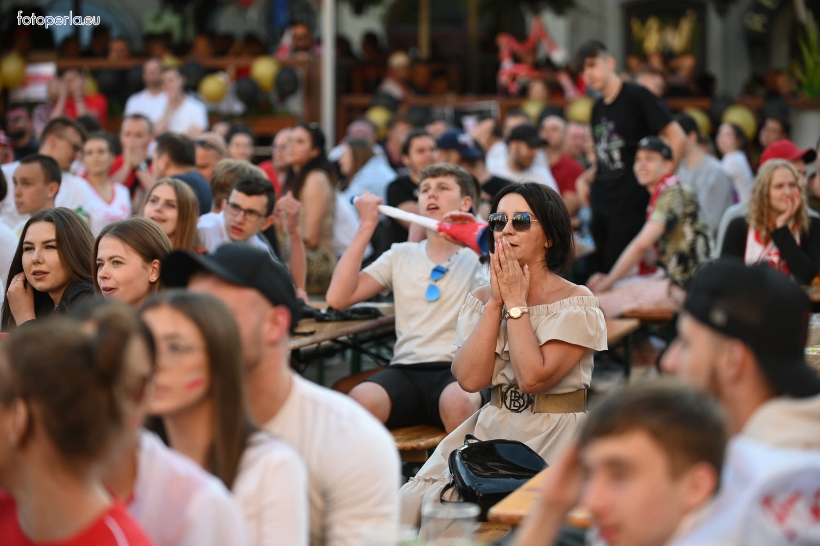 Zdjęcie w galerii na portalu naszraciborz.pl: Raciborskie strefy kibica wzorowe. O wynik nie pytajcie! [FOTO Z DRONA] wiadomości z regionu