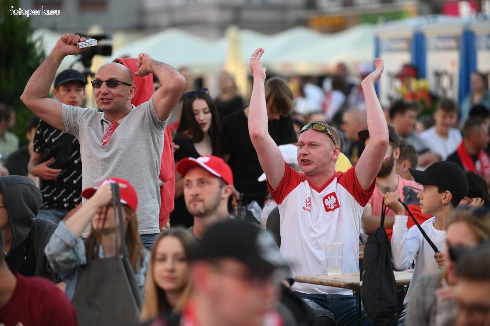 Zdjęcie w galerii na portalu naszraciborz.pl: Raciborskie strefy kibica wzorowe. O wynik nie pytajcie! [FOTO Z DRONA] wiadomości z regionu