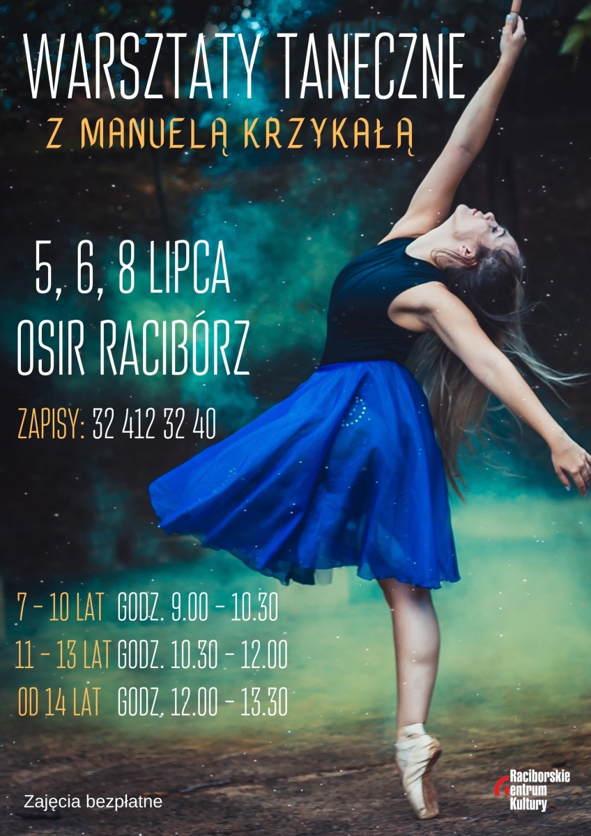 Zdjęcie w galerii na portalu naszraciborz.pl: Ruszyły zapisy na warsztaty letnie z RCK! wiadomości z regionu