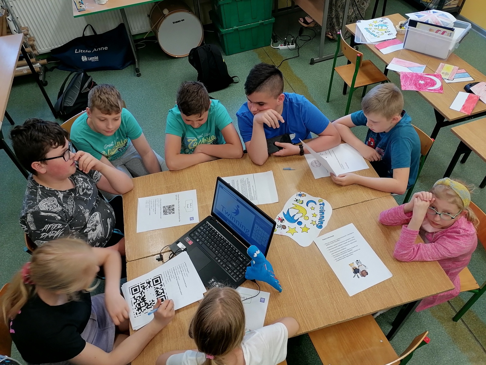 Zdjęcie w galerii na portalu naszraciborz.pl: Tydzień z eTwinningiem w ZSP w Brzeźnicy wiadomości z regionu