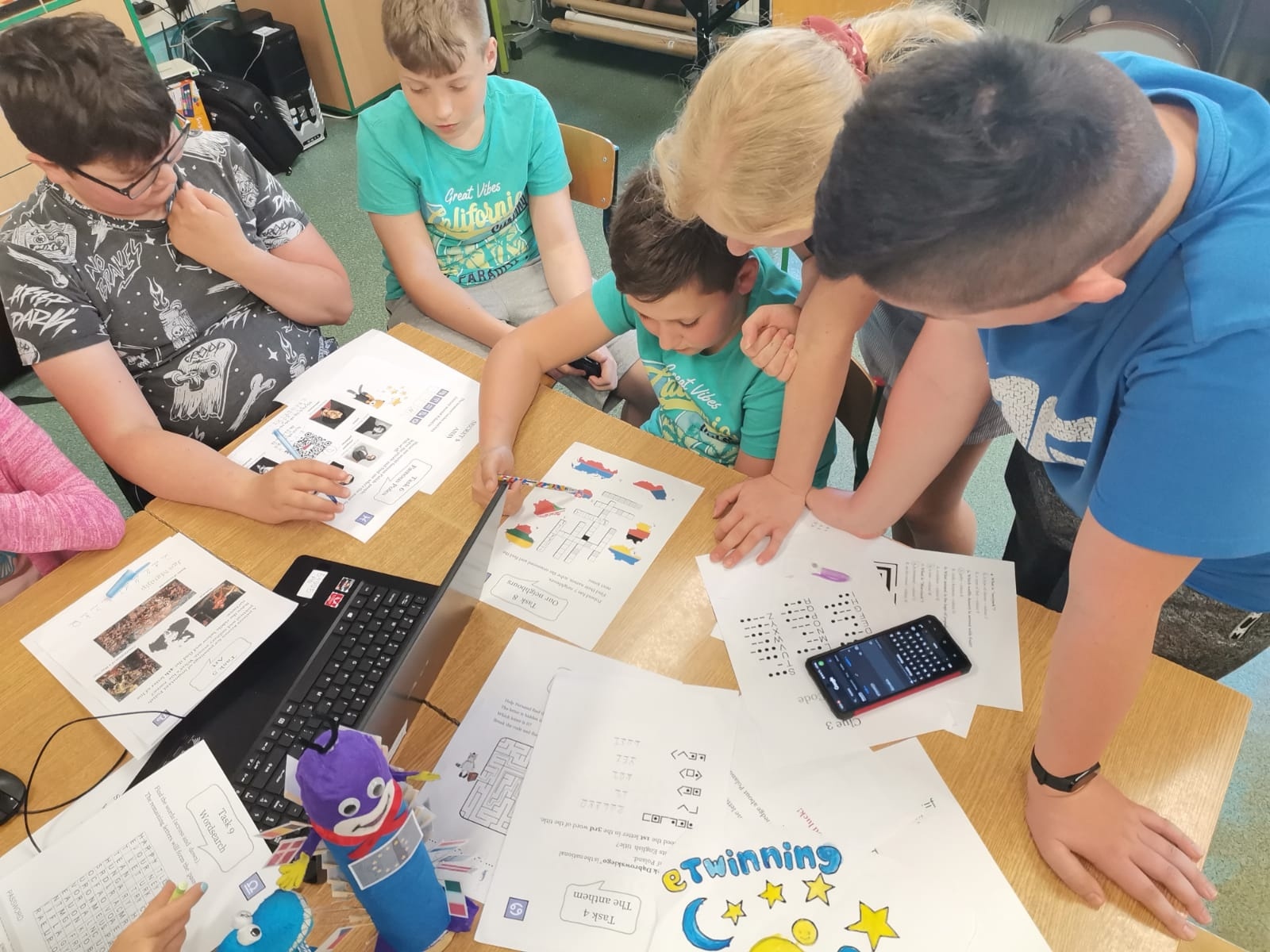 Zdjęcie w galerii na portalu naszraciborz.pl: Tydzień z eTwinningiem w ZSP w Brzeźnicy wiadomości z regionu