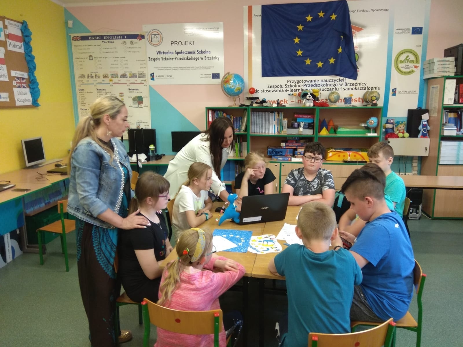 Zdjęcie w galerii na portalu naszraciborz.pl: Tydzień z eTwinningiem w ZSP w Brzeźnicy wiadomości z regionu