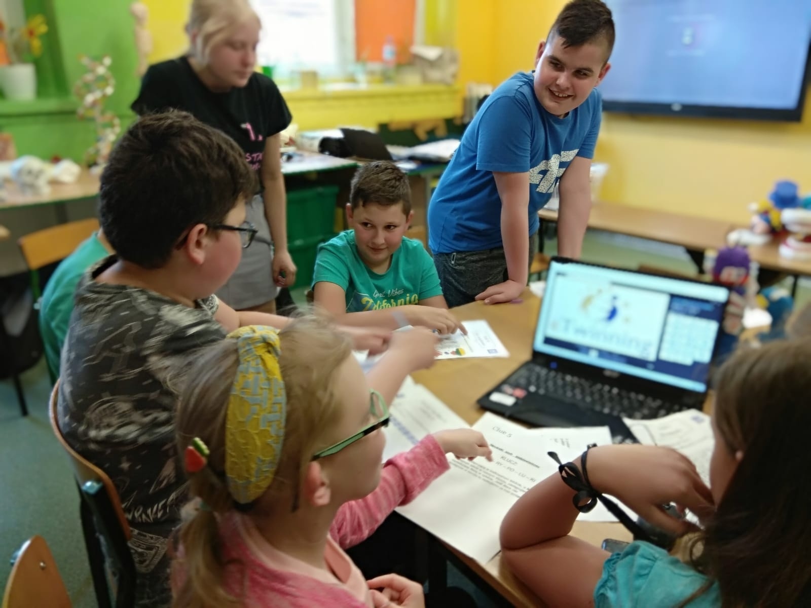 Zdjęcie w galerii na portalu naszraciborz.pl: Tydzień z eTwinningiem w ZSP w Brzeźnicy wiadomości z regionu