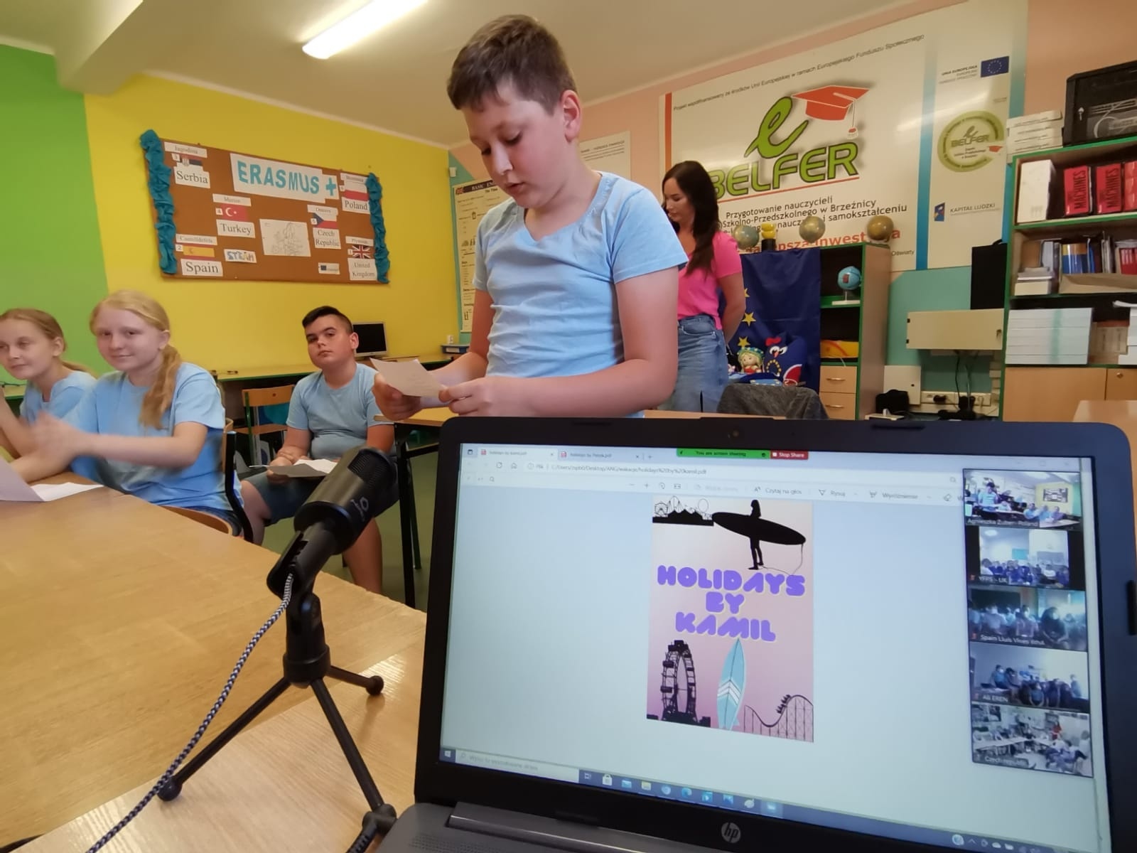 Zdjęcie w galerii na portalu naszraciborz.pl: Tydzień z eTwinningiem w ZSP w Brzeźnicy wiadomości z regionu