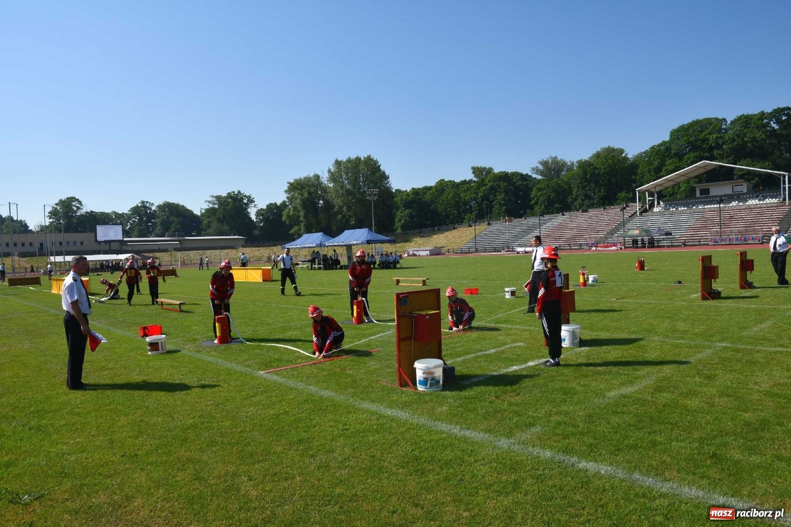 Zdjęcie w galerii na portalu naszraciborz.pl: OSP Samborowice wygrały na zawodach wojewódzkich CTIF w Raciborzu wiadomości z regionu