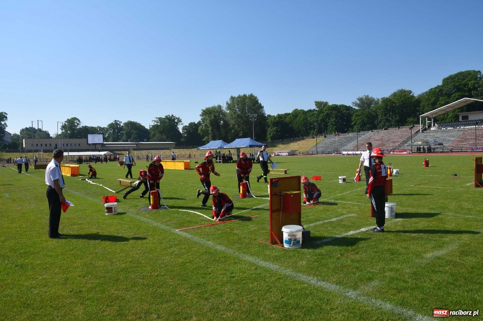 Zdjęcie w galerii na portalu naszraciborz.pl: OSP Samborowice wygrały na zawodach wojewódzkich CTIF w Raciborzu wiadomości z regionu