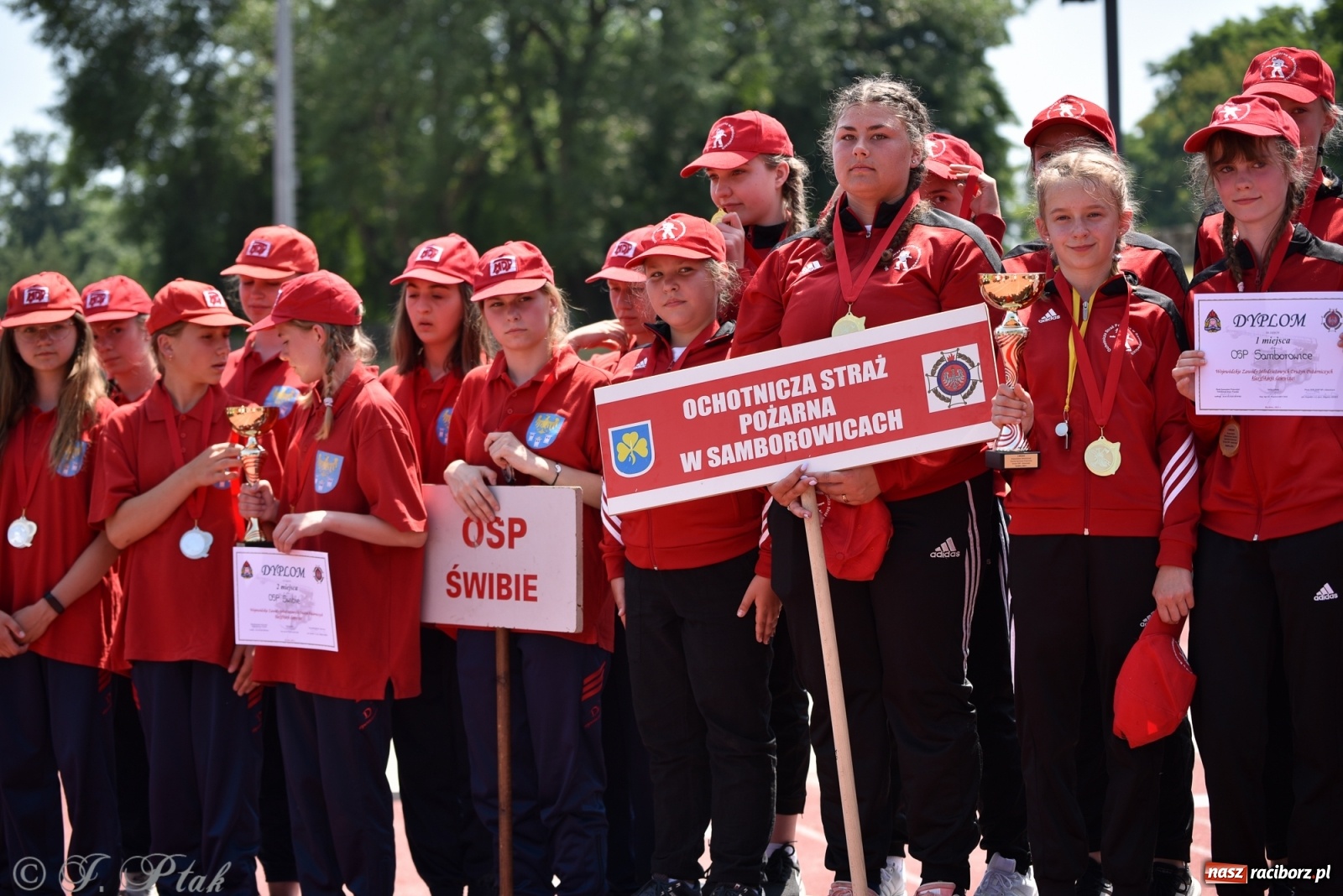 Zdjęcie w galerii na portalu naszraciborz.pl: OSP Samborowice wygrały na zawodach wojewódzkich CTIF w Raciborzu wiadomości z regionu