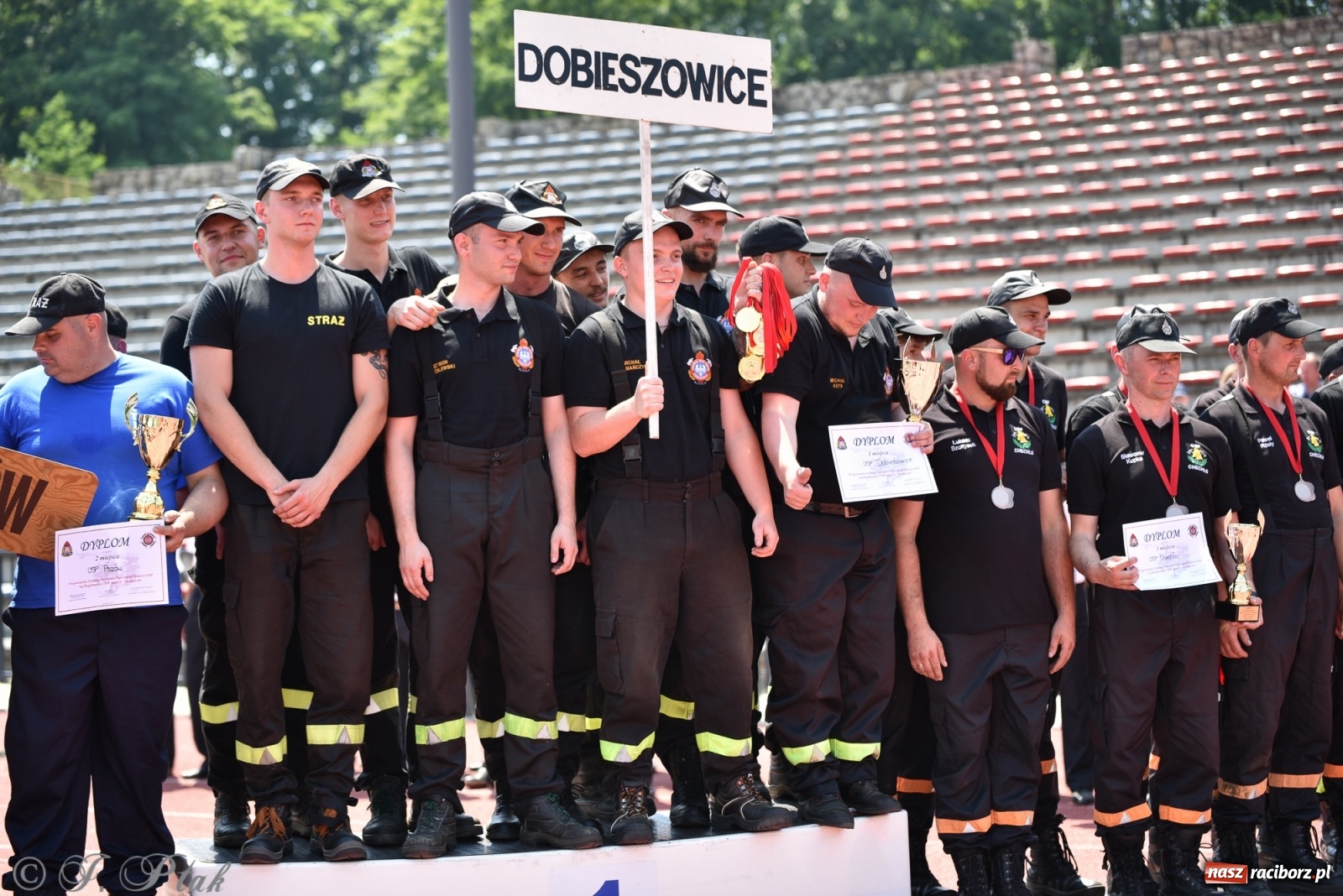 Zdjęcie w galerii na portalu naszraciborz.pl: OSP Samborowice wygrały na zawodach wojewódzkich CTIF w Raciborzu wiadomości z regionu