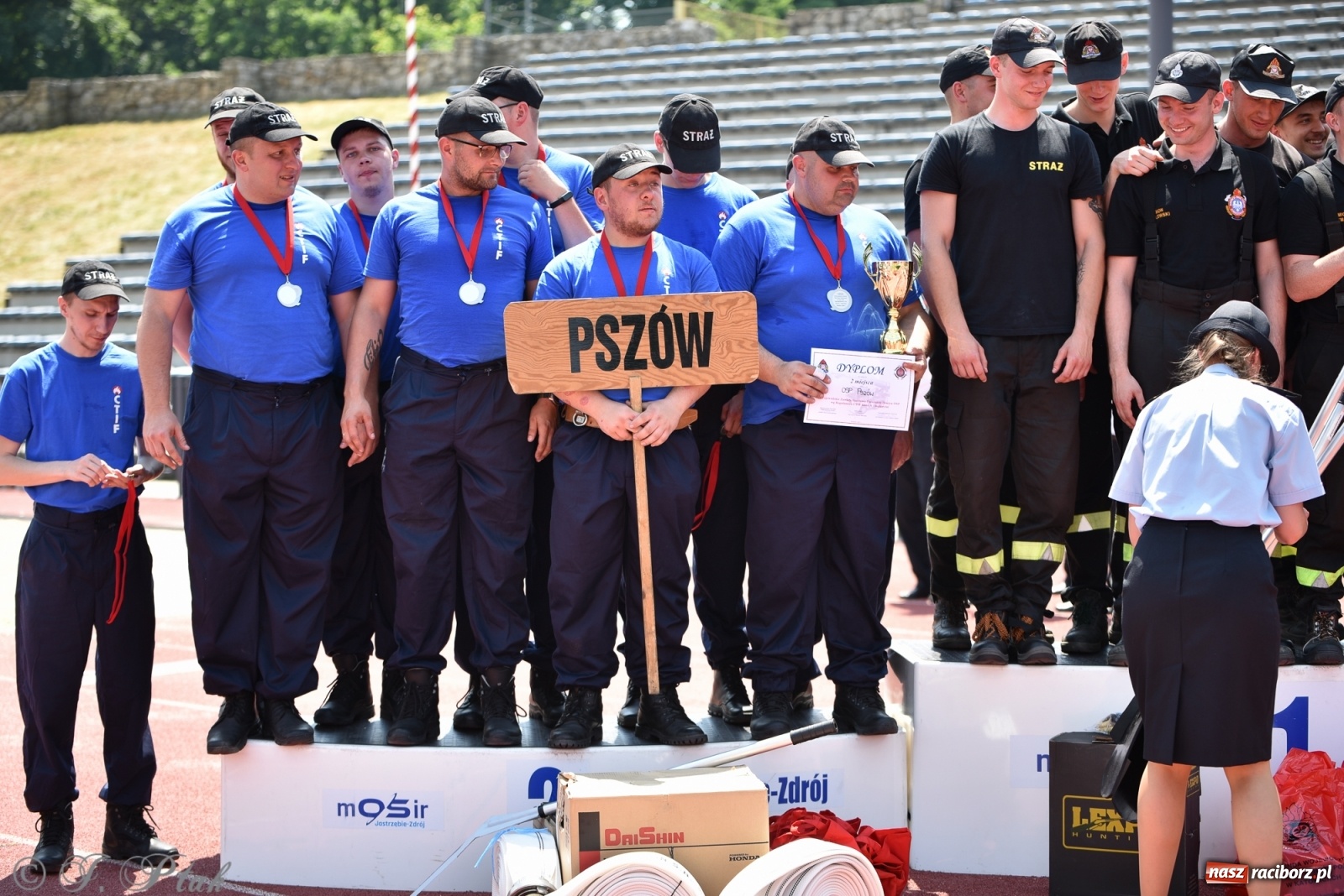 Zdjęcie w galerii na portalu naszraciborz.pl: OSP Samborowice wygrały na zawodach wojewódzkich CTIF w Raciborzu wiadomości z regionu