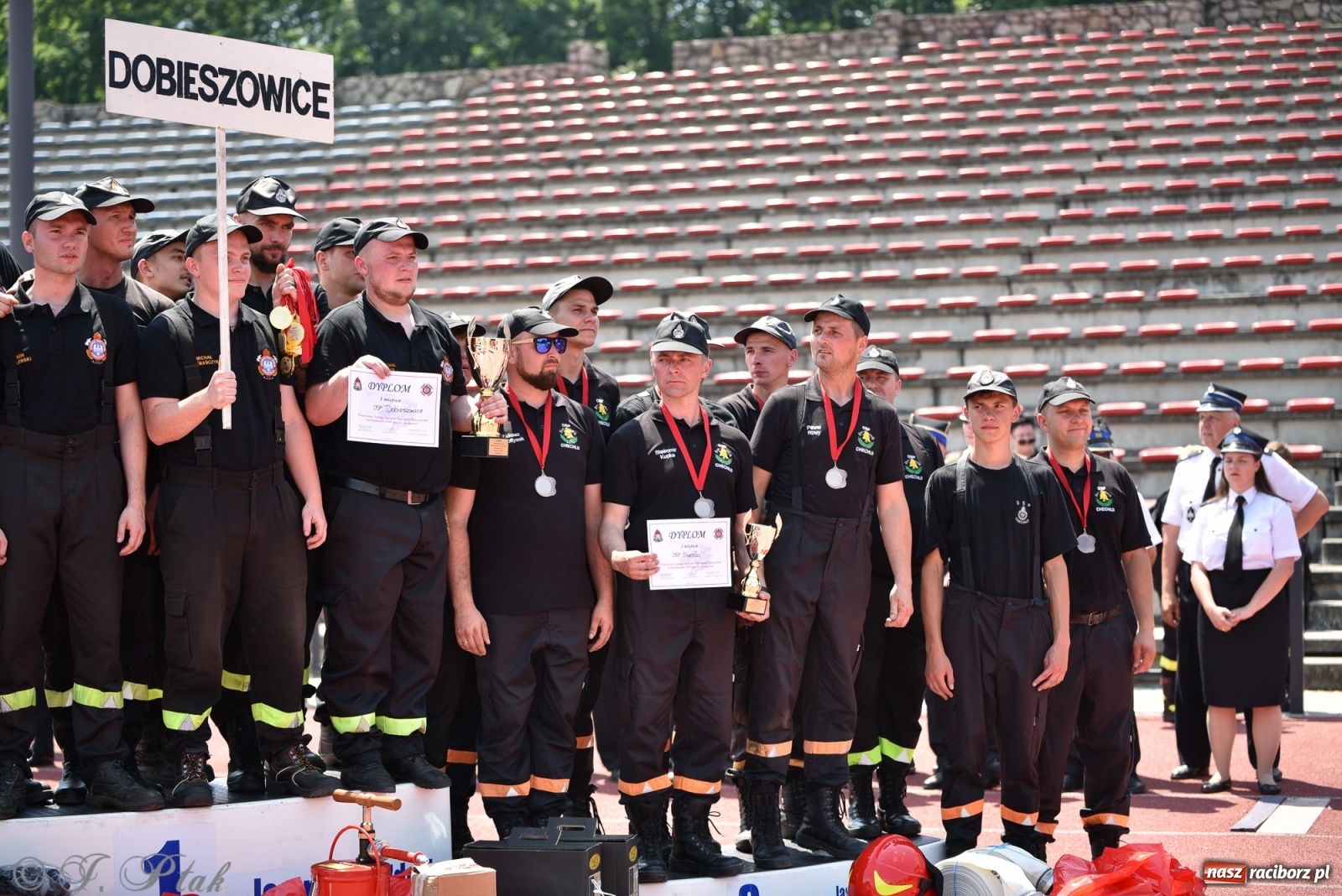 Zdjęcie w galerii na portalu naszraciborz.pl: OSP Samborowice wygrały na zawodach wojewódzkich CTIF w Raciborzu wiadomości z regionu
