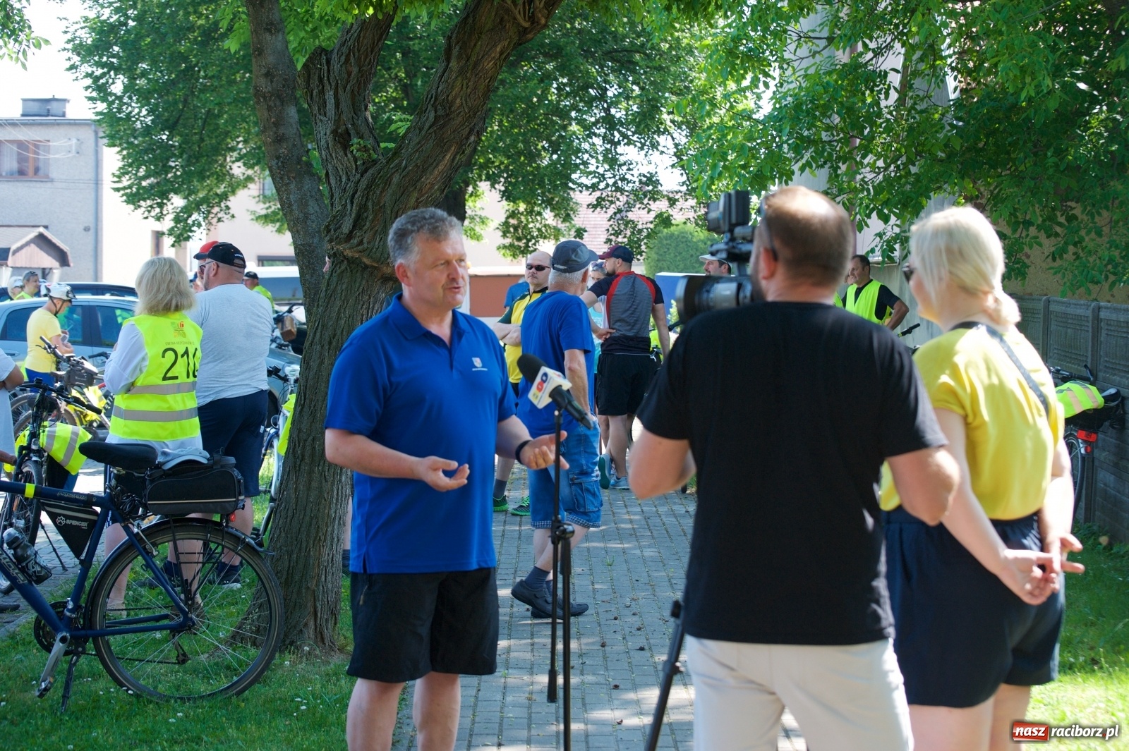 Zdjęcie w galerii na portalu naszraciborz.pl: Rajd rowerowy gminy Krzyżanowice. Podróż wokół zbiornika wiadomości z regionu